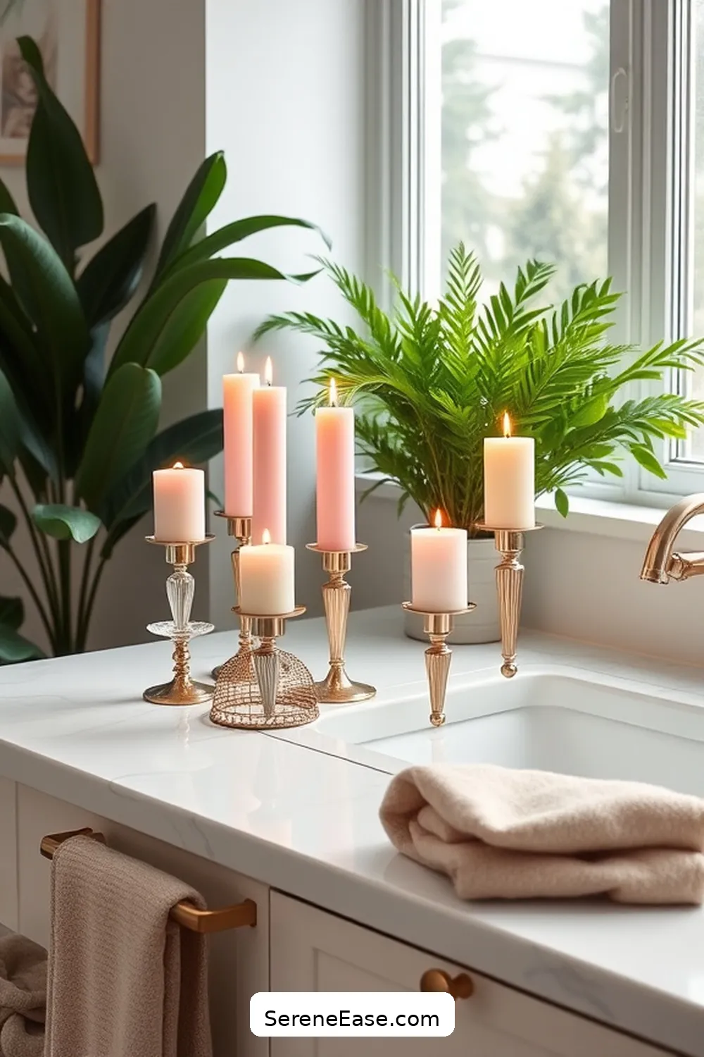20 Stunning Ways to Use Pastels in a Scandinavian Style Bathroom 19 Colorful Candles and Holders for 20 Stunning Ways to Use Pastels in a Scandinavian Style Bathroom