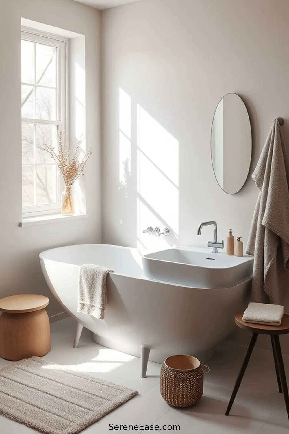 20 Stunning Ways to Use Pastels in a Scandinavian Style Bathroom 14 Pastel Bathtubs and Sinks for 20 Stunning Ways to Use Pastels in a Scandinavian Style Bathroom