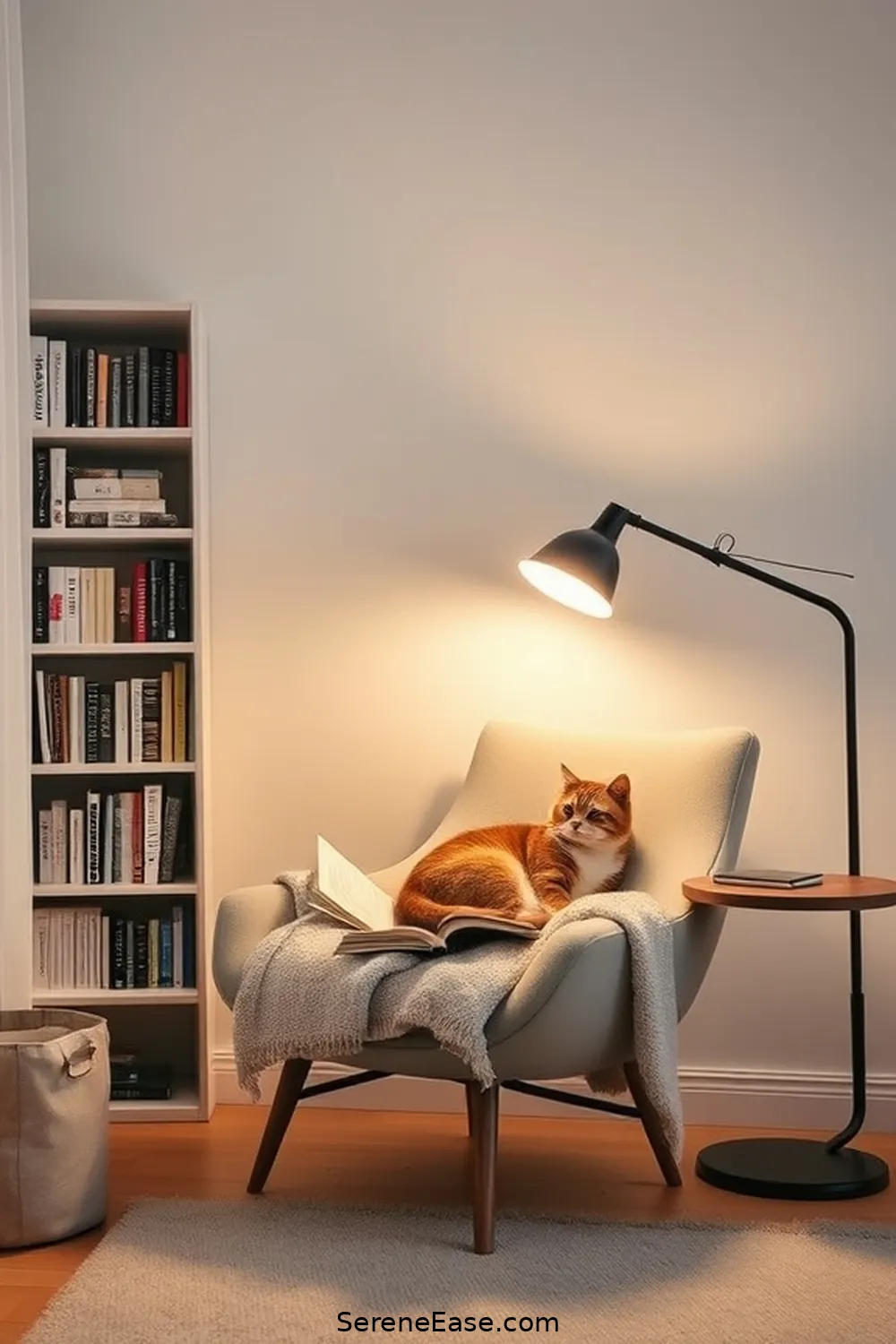 20 Ways to Achieve Monochromatic Library in Minimalist Style 10 Create a Cozy Reading Nook for 20 Ways to Achieve Monochromatic Library in Minimalist Style