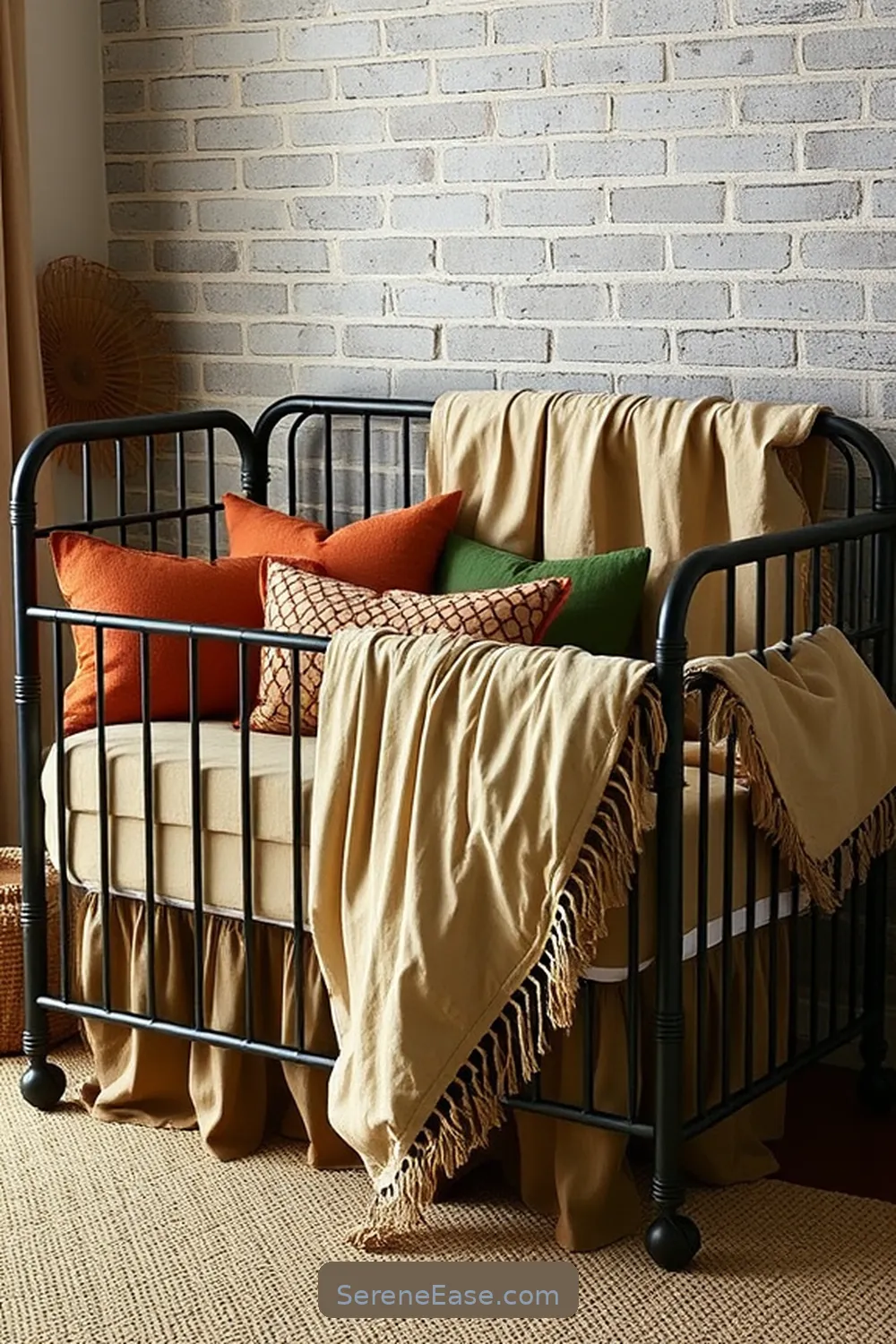 20 Ways to Incorporate Earth Tones in Industrial Style Nurseries 5 Add Earthy Accents With Bedding for 20 Ways to Incorporate Earth Tones in Industrial Style Nurseries