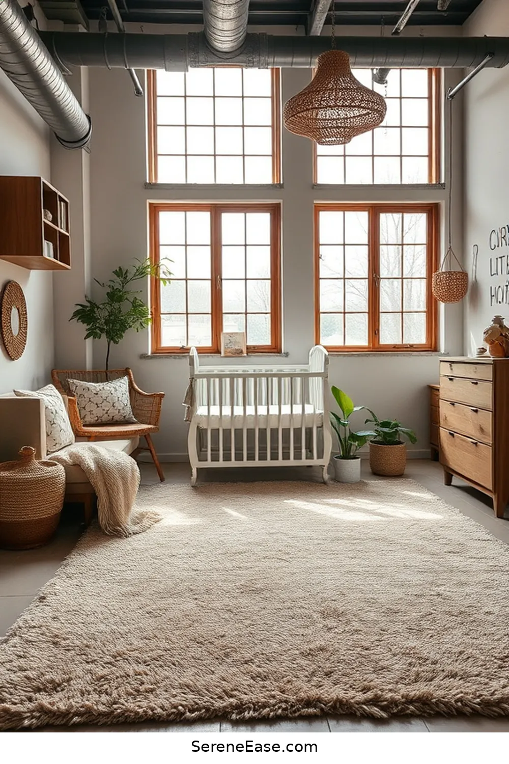20 Ways to Incorporate Earth Tones in Industrial Style Nurseries 10 Choose Soft, Natural Rugs for 20 Ways to Incorporate Earth Tones in Industrial Style Nurseries