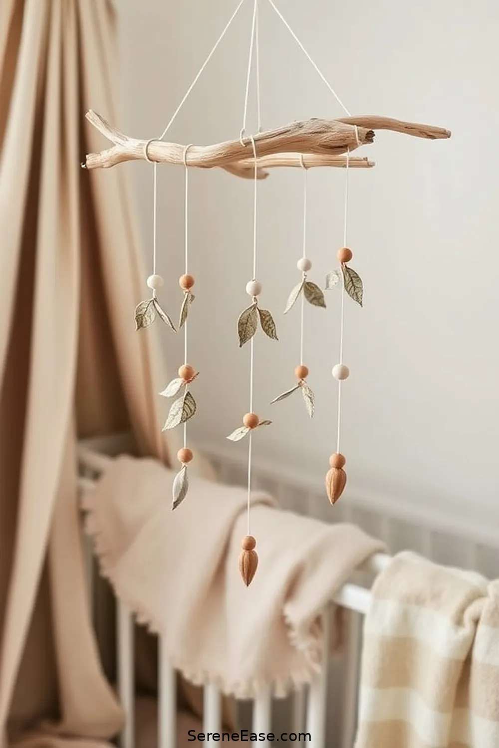 20 Ways to Incorporate Earth Tones in Industrial Style Nurseries 20 Create a Mobile With Natural Elements for 20 Ways to Incorporate Earth Tones in Industrial Style Nurseries