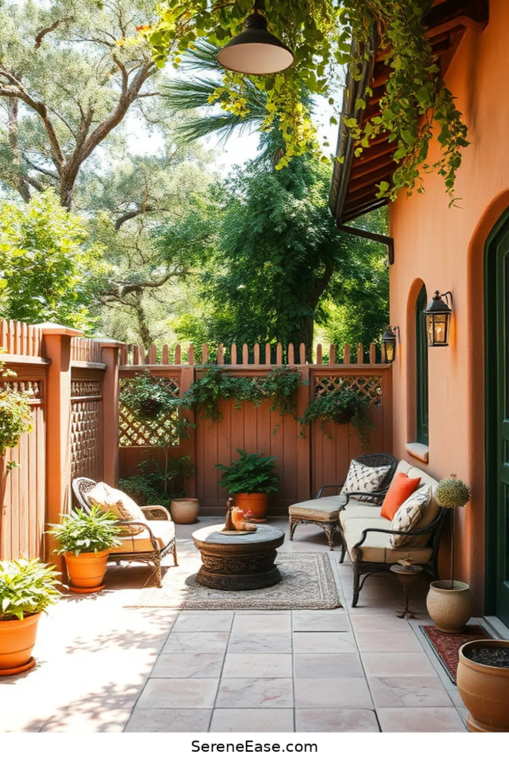 20 Ways to Incorporate Earth Tones in Your Rustic Style Outdoor Patio 18 Paint Walls or Fencing in Soft Hues for 20 Ways to Incorporate Earth Tones in Your Rustic Style Outdoor Patio