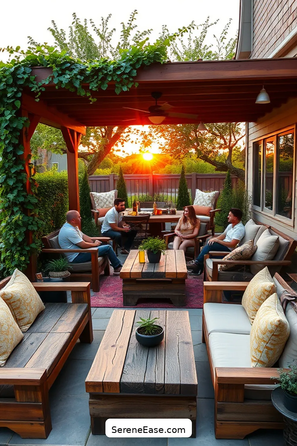 20 Ways to Incorporate Earth Tones in Your Rustic Style Outdoor Patio 15 Use Reclaimed Wood for 20 Ways to Incorporate Earth Tones in Your Rustic Style Outdoor Patio