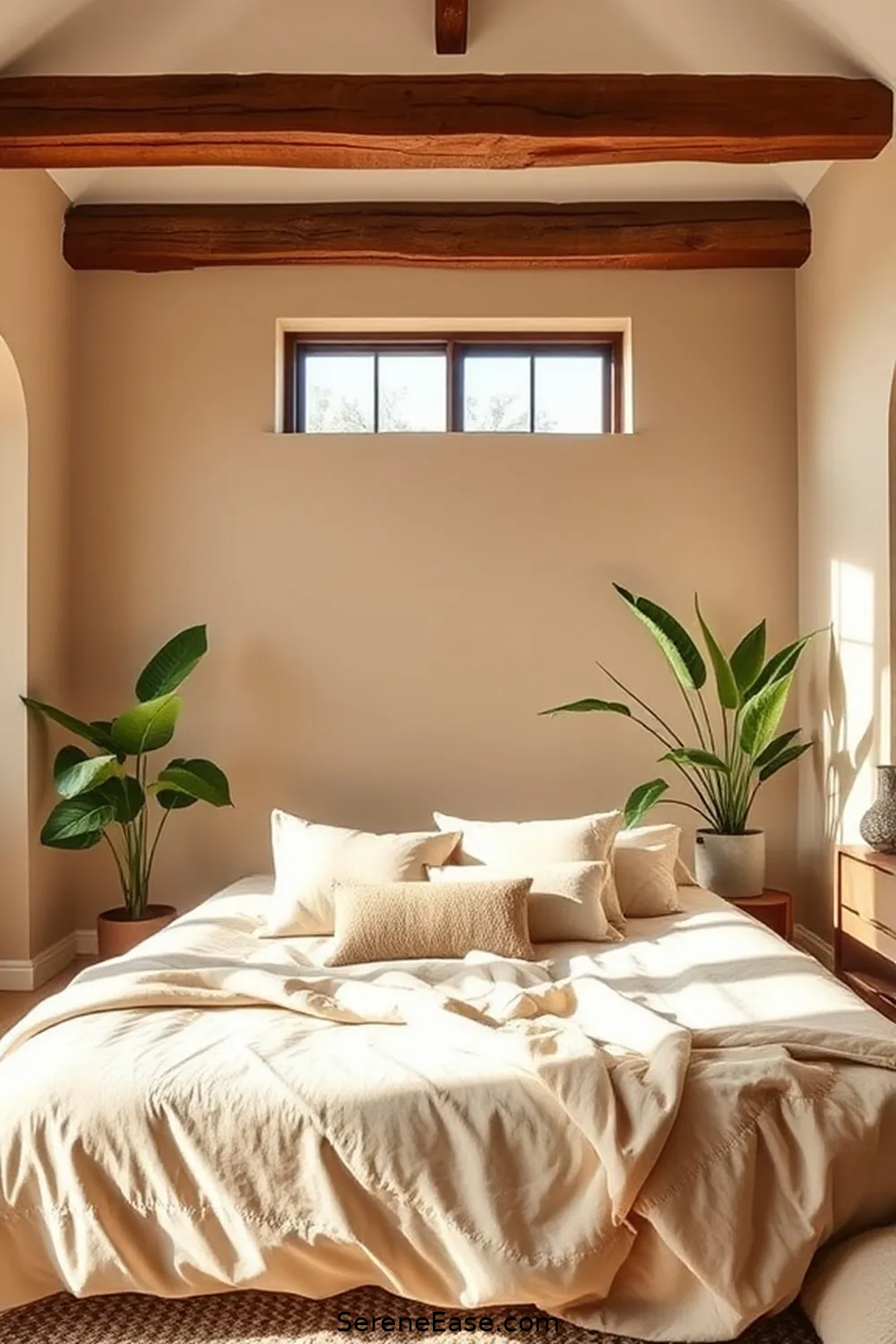 Choose a Neutral Color Palette for Walls for 20 Ways to Incorporate Earth Tones in a Modern Farmhouse Style Bedroom