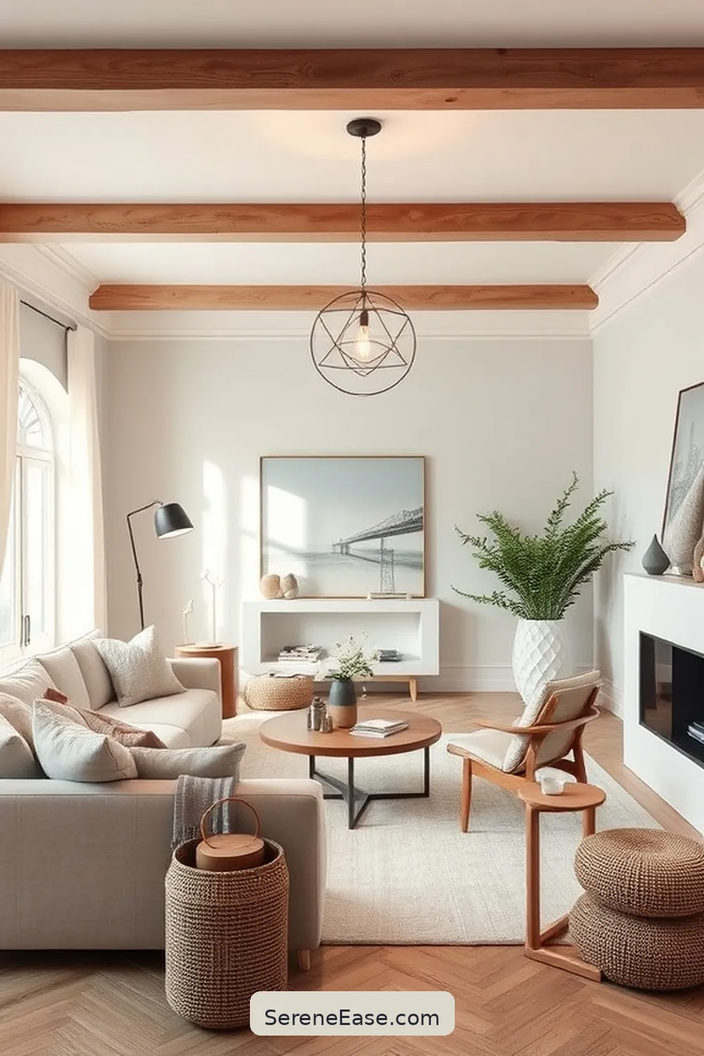 20 Ways to Incorporate Neutral Tones in Scandinavian Living Room Style 6 Add Layered Lighting for 20 Ways to Incorporate Neutral Tones in Scandinavian Living Room Style