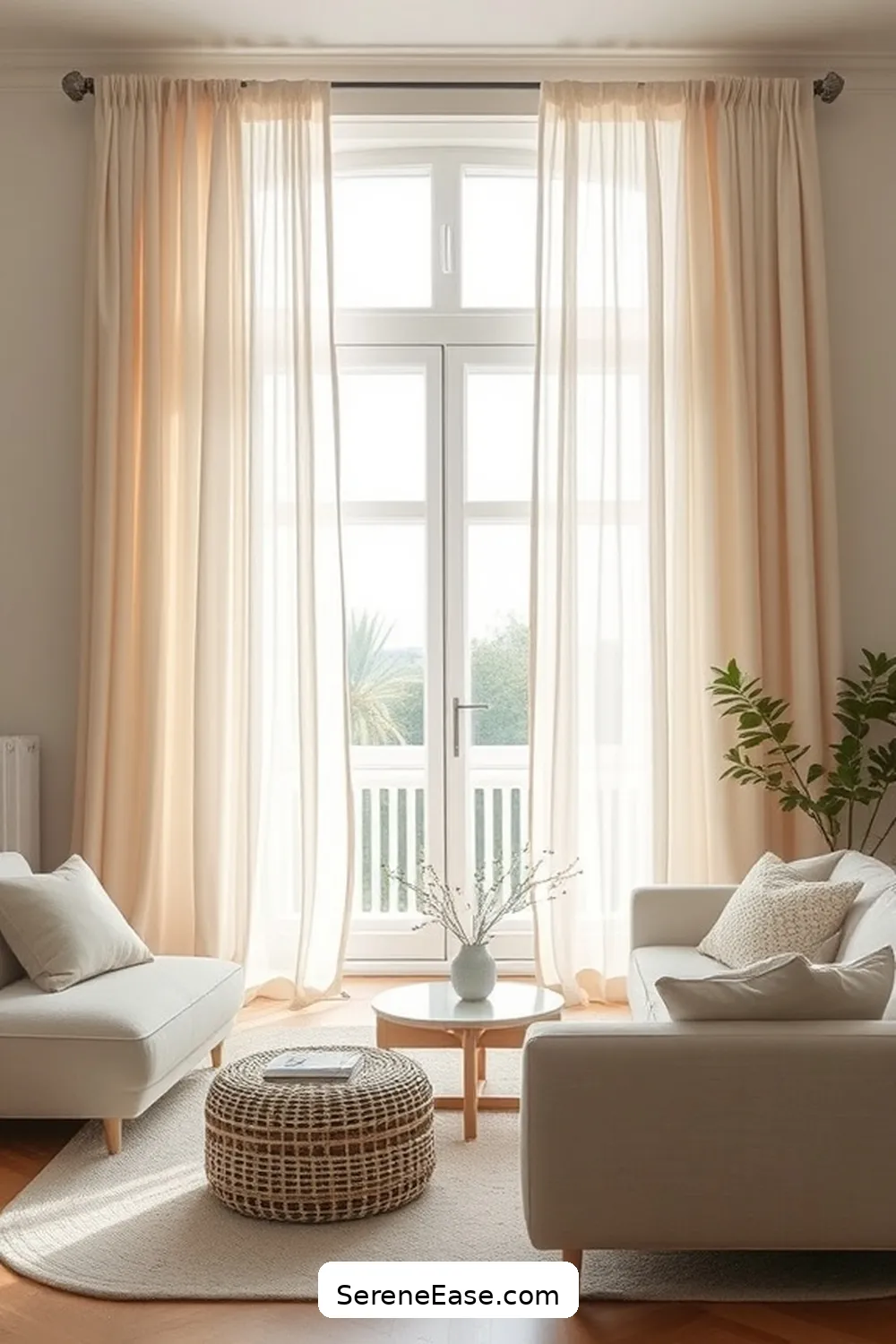 20 Ways to Incorporate Neutral Tones in Scandinavian Living Room Style 15 Select Neutral Window Treatments for 20 Ways to Incorporate Neutral Tones in Scandinavian Living Room Style