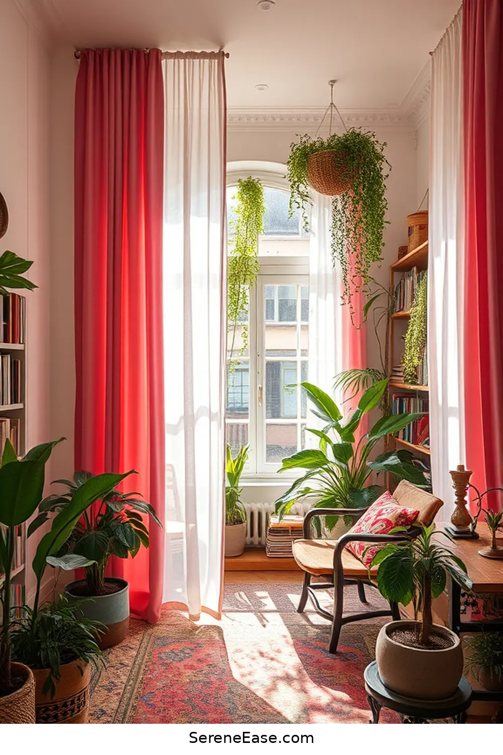 20 Ways to Infuse Pastels Into Your Bohemian Style Library 14 Include Pastel Curtains for 20 Ways to Infuse Pastels Into Your Bohemian Style Library