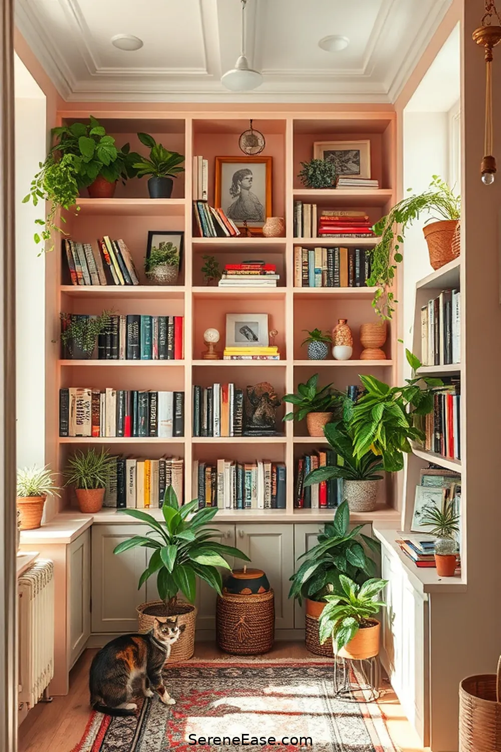 20 Ways to Infuse Pastels Into Your Bohemian Style Library 10 Integrate Pastel Shelving for 20 Ways to Infuse Pastels Into Your Bohemian Style Library