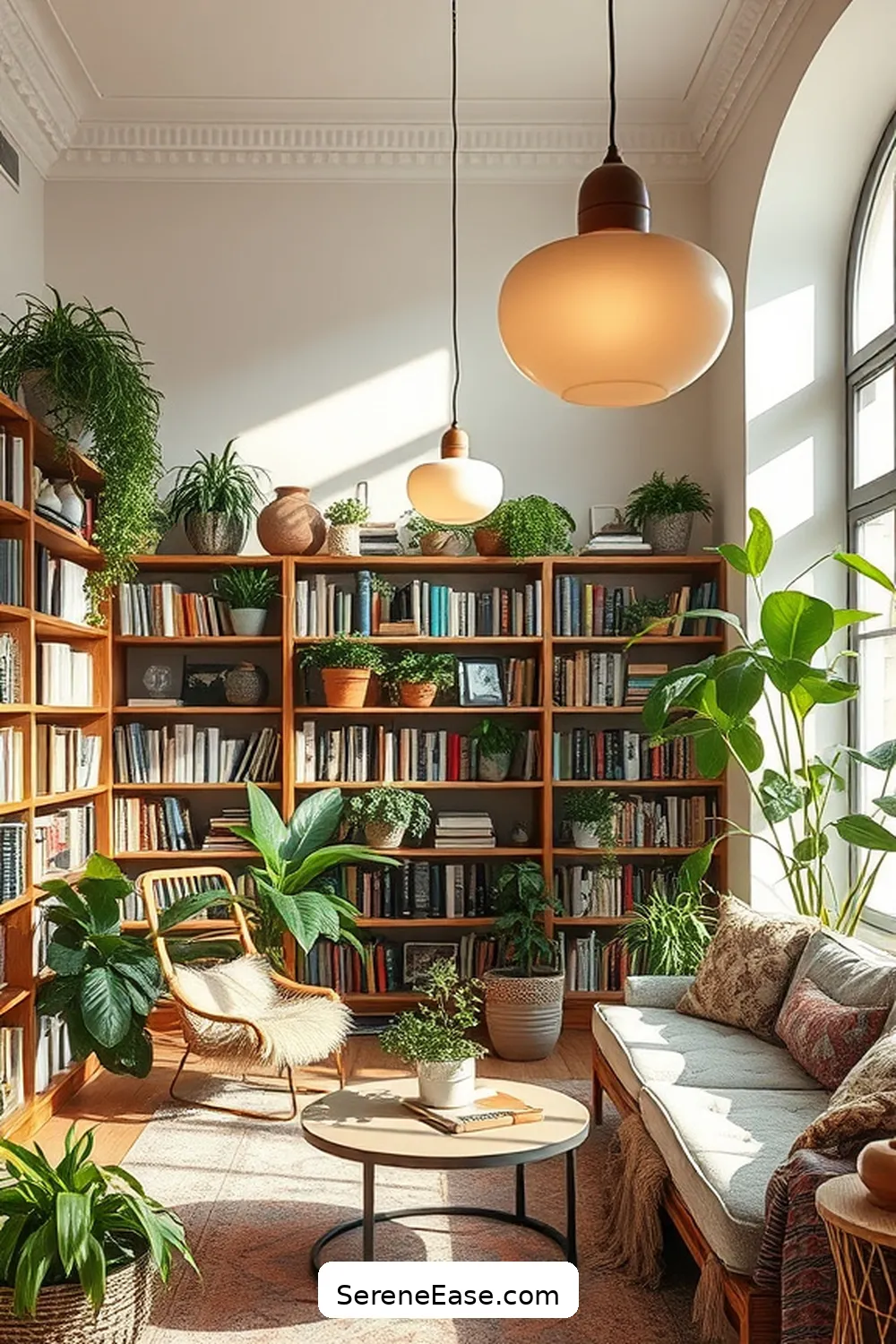 20 Ways to Infuse Pastels Into Your Bohemian Style Library 8 Opt for Pastel Lighting Fixtures for 20 Ways to Infuse Pastels Into Your Bohemian Style Library