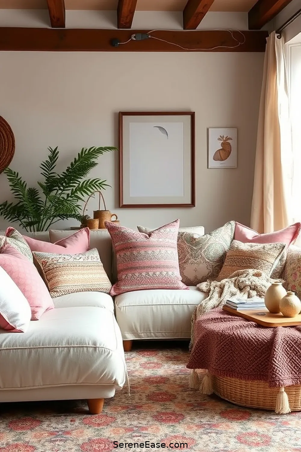 20 Ways to Infuse Pastels Into Your Bohemian Style Library 4 Use Pastel Textiles for Cushions and Throws for 20 Ways to Infuse Pastels Into Your Bohemian Style Library