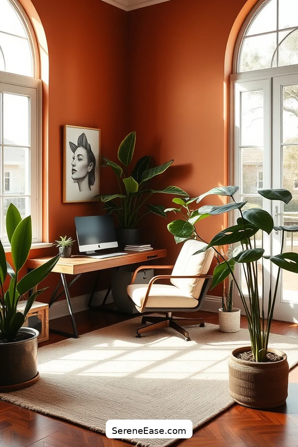 20 Ways to Integrate Earth Tones Into Your Bohemian Style Home Office 2 Choose a Warm Earthy Color Palette for 20 Ways to Integrate Earth Tones Into Your Bohemian Style Home Office