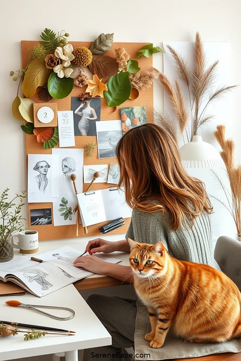 20 Ways to Integrate Earth Tones Into Your Bohemian Style Home Office 19 Create a Vision Board With Earth Tones for 20 Ways to Integrate Earth Tones Into Your Bohemian Style Home Office
