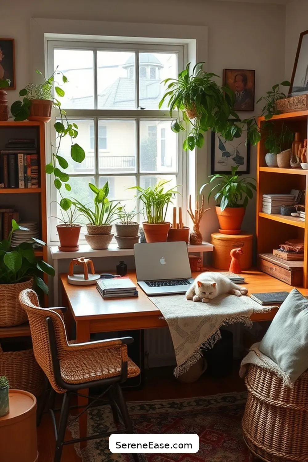 20 Ways to Integrate Earth Tones Into Your Bohemian Style Home Office 16 Incorporate Vintage Finds for 20 Ways to Integrate Earth Tones Into Your Bohemian Style Home Office
