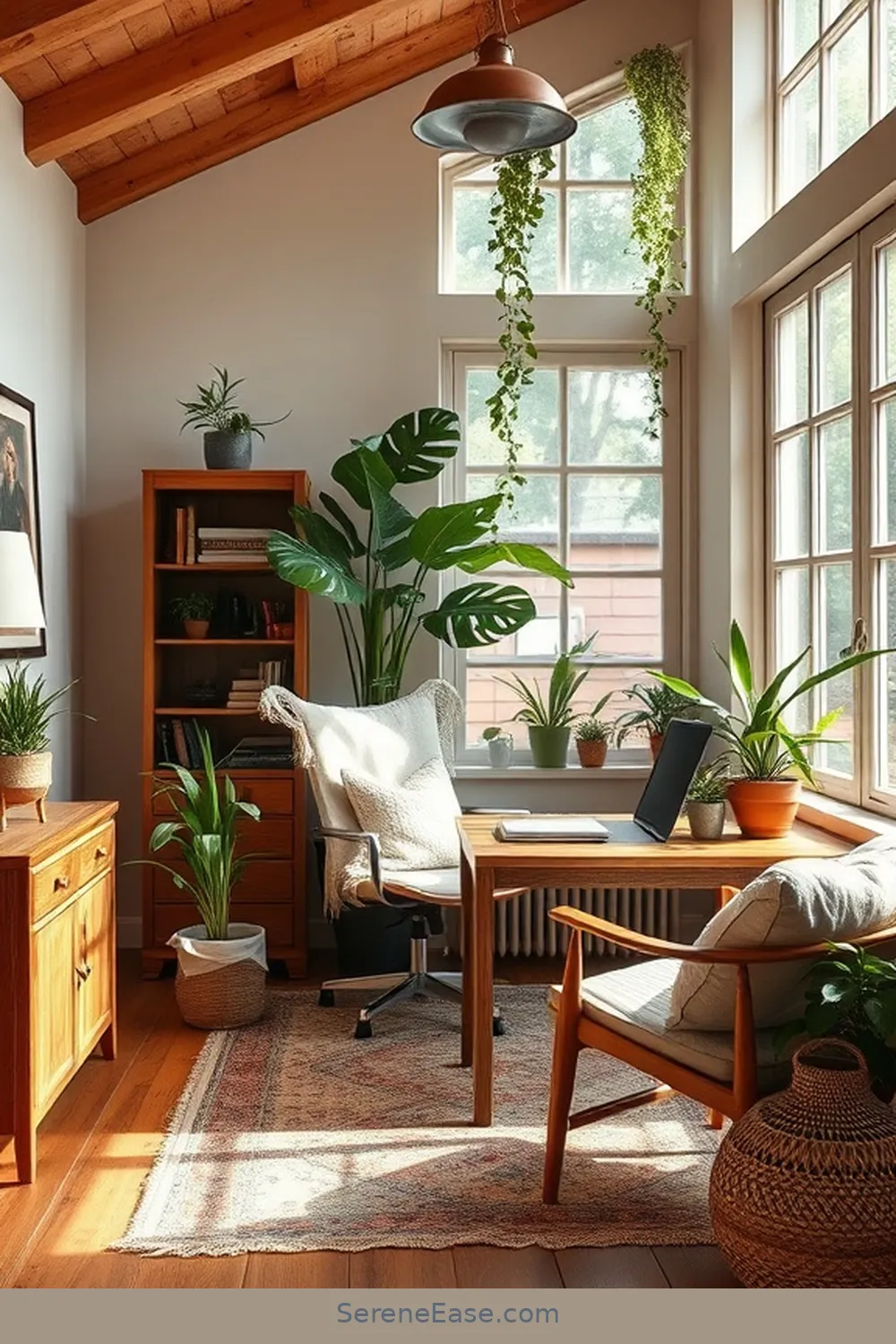 20 Ways to Integrate Earth Tones Into Your Bohemian Style Home Office 5 Select Wooden Furniture for 20 Ways to Integrate Earth Tones Into Your Bohemian Style Home Office