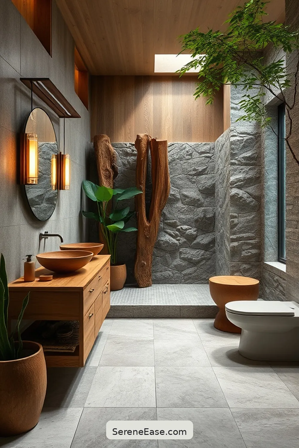 20 Ways to Use Earth Tones in Your Modern Farmhouse Bathroom Style 20 Create a Zen Space With Earthy Elements for 20 Ways to Use Earth Tones in Your Modern Farmhouse Bathroom Style