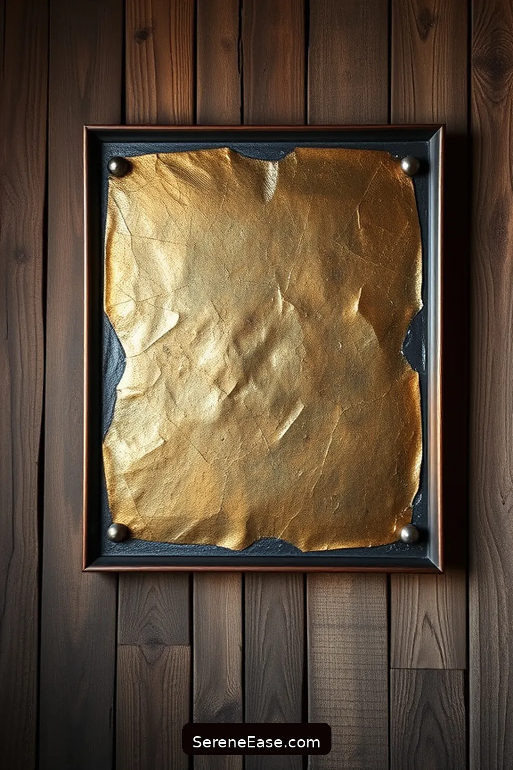 20 Ways to Use Metallic Accents in Rustic Garage Style 13 Opt for Metallic Artwork for 20 Ways to Use Metallic Accents in Rustic Garage Style