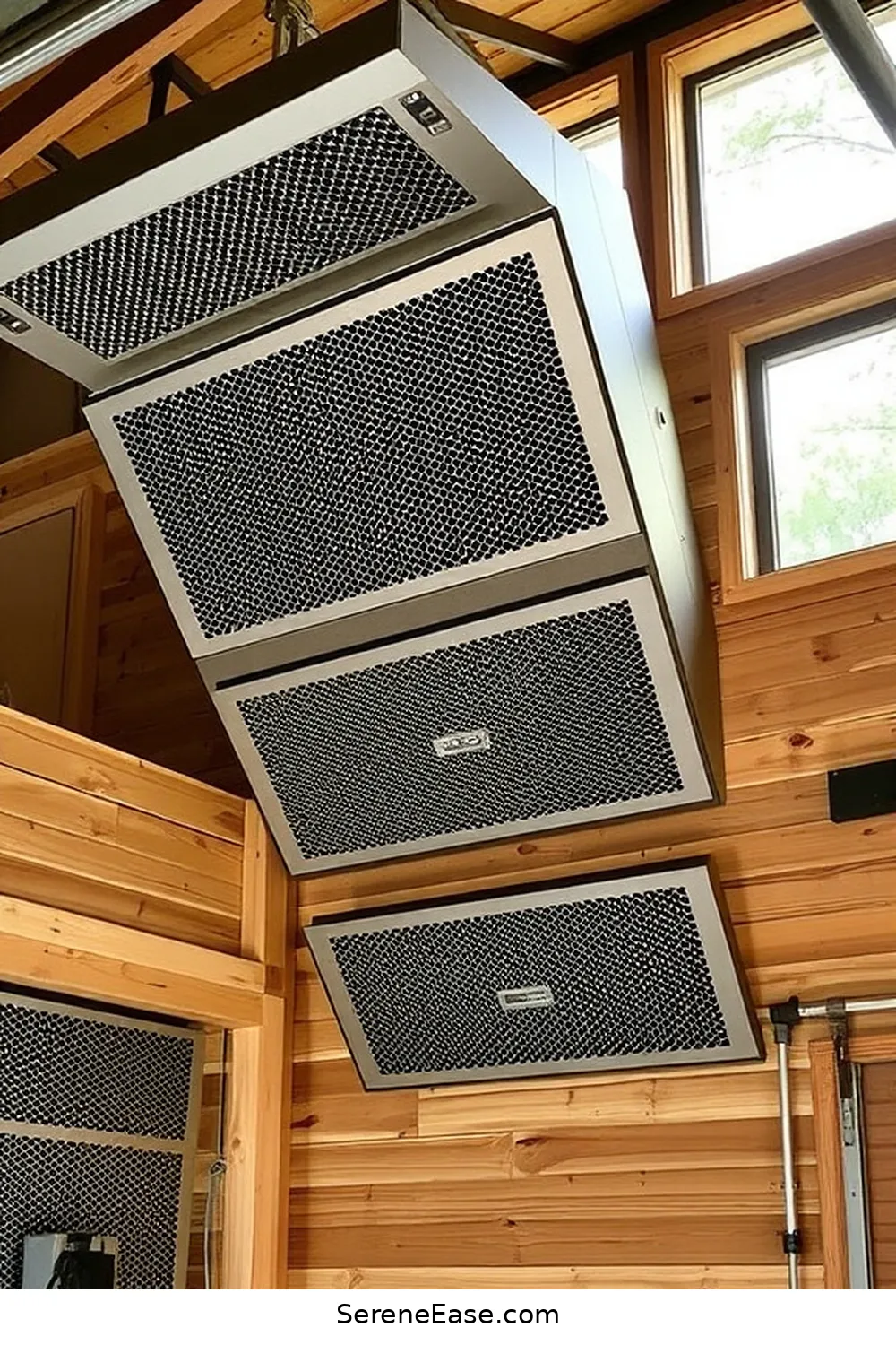 20 Ways to Use Metallic Accents in Rustic Garage Style 18 Use Metal Grate for Ventilation for 20 Ways to Use Metallic Accents in Rustic Garage Style
