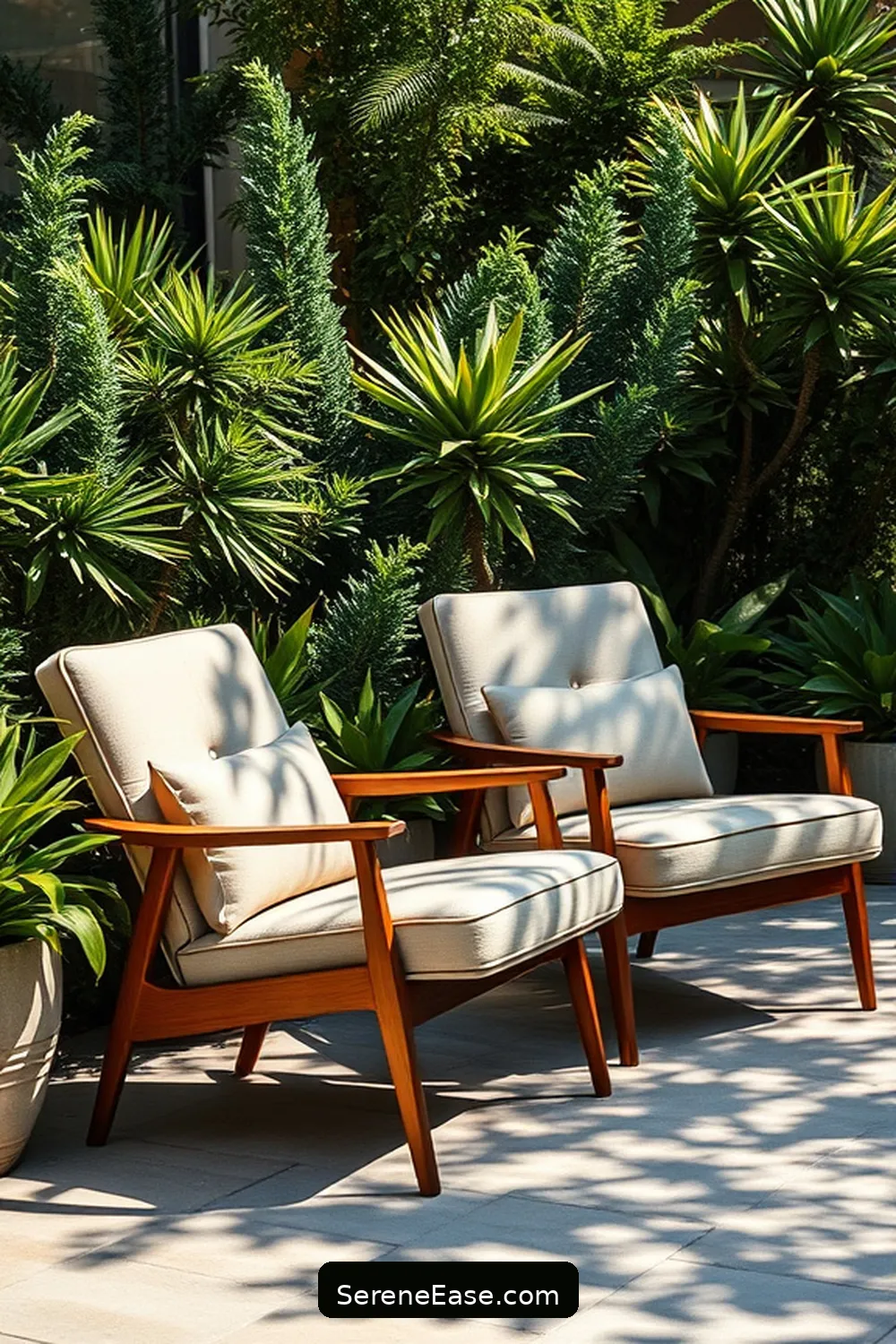 20 Ways to Use Neutral Tones in Your Mid-Century Modern Outdoor Patio Style 16 Choose Simple, Sleek Outdoor Chairs for 20 Ways to Use Neutral Tones in Your Mid-Century Modern Outdoor Patio Style