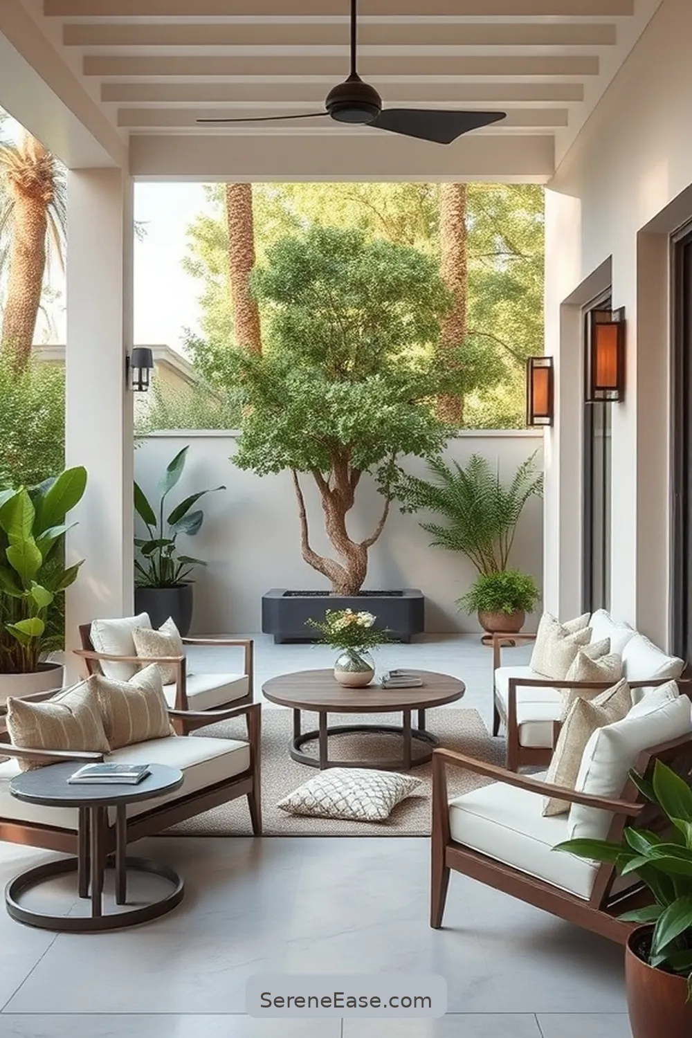 20 Ways to Use Neutral Tones in Your Mid-Century Modern Outdoor Patio Style 2 Choose a Neutral Color Palette for Your Furniture for 20 Ways to Use Neutral Tones in Your Mid-Century Modern Outdoor Patio Style