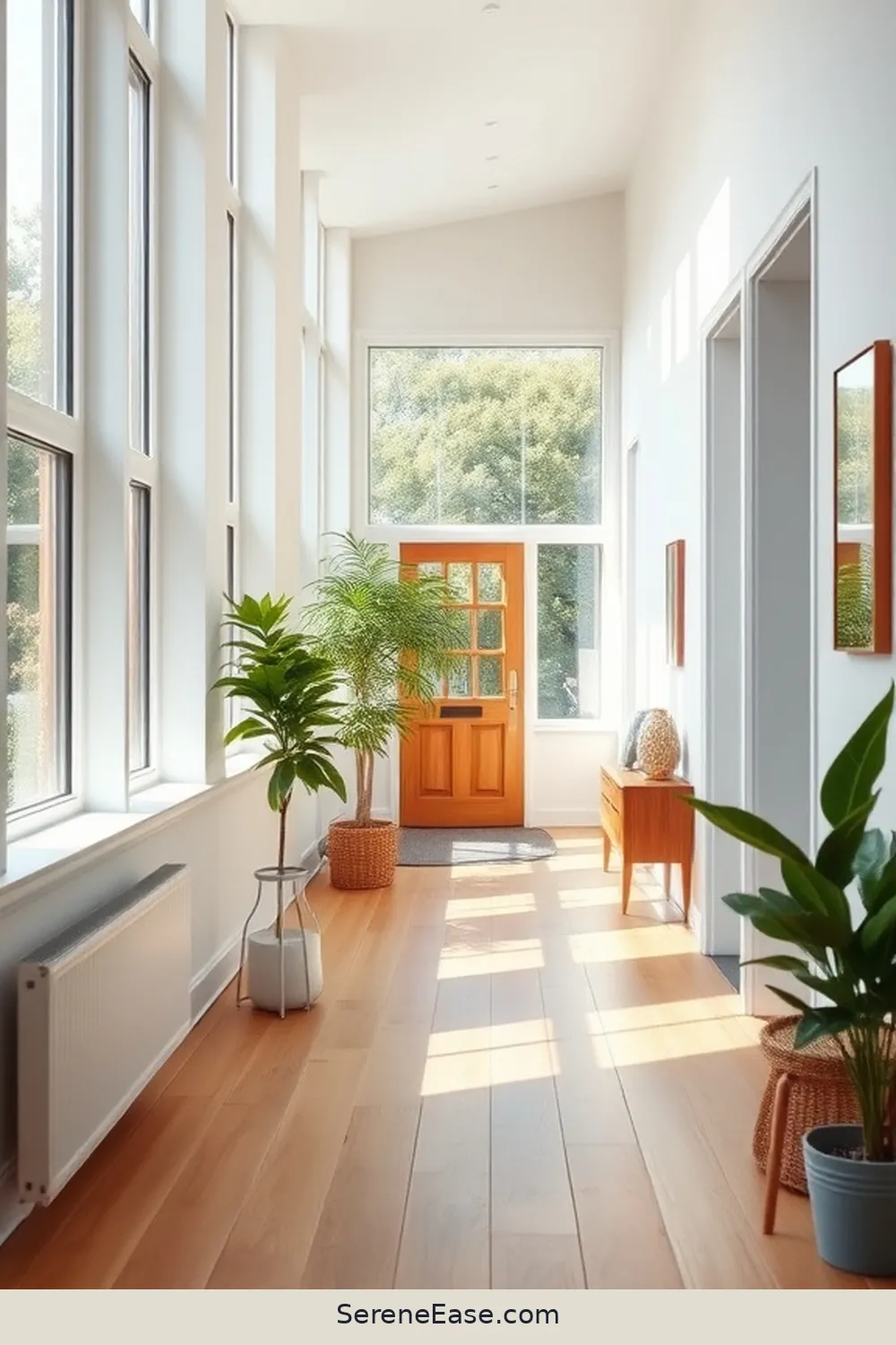 21 Key Elements for a Monochromatic Scandinavian Style Hallway 4 Focus on Natural Light for 21 Key Elements for a Monochromatic Scandinavian Style Hallway