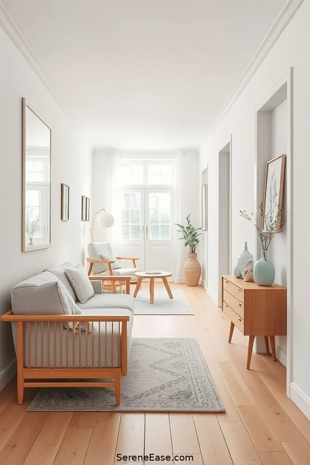21 Key Elements for a Monochromatic Scandinavian Style Hallway 13 Implement Open Space Concepts for 21 Key Elements for a Monochromatic Scandinavian Style Hallway