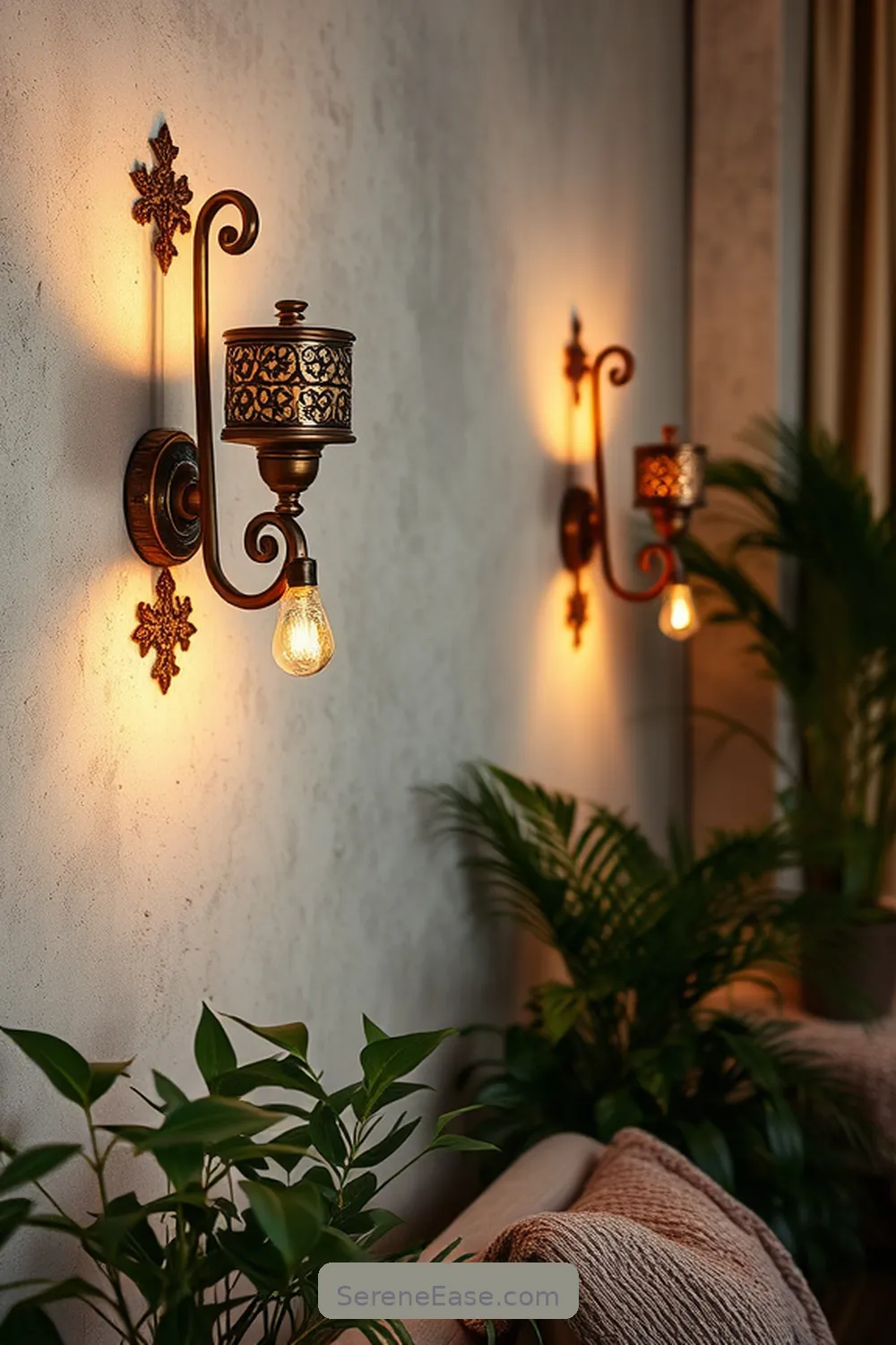 Glamorous Wall Sconces for 21 Stunning Metallic Accents for Your Bohemian Entryway Style