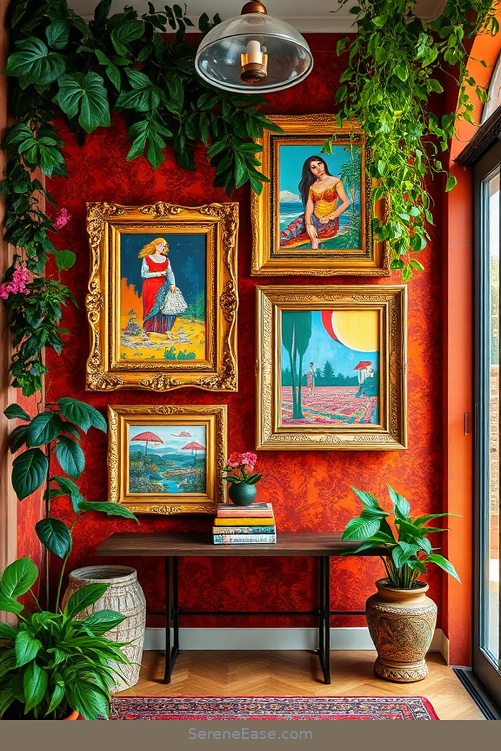 Gold Picture Frames for 21 Stunning Metallic Accents for Your Bohemian Entryway Style