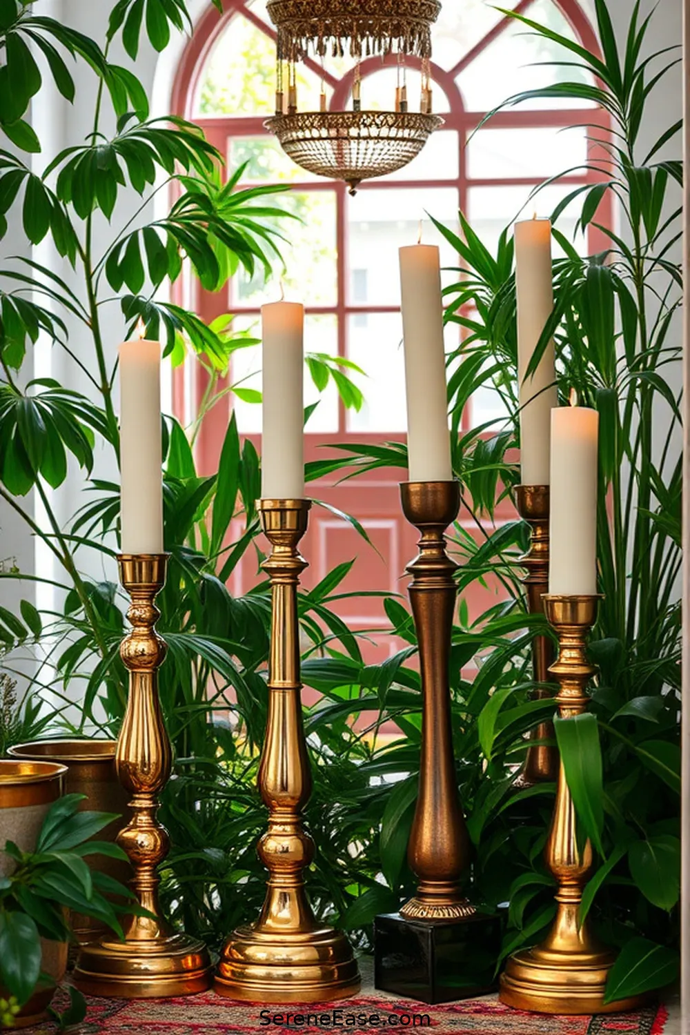 Shiny Candle Holders for 21 Stunning Metallic Accents for Your Bohemian Entryway Style