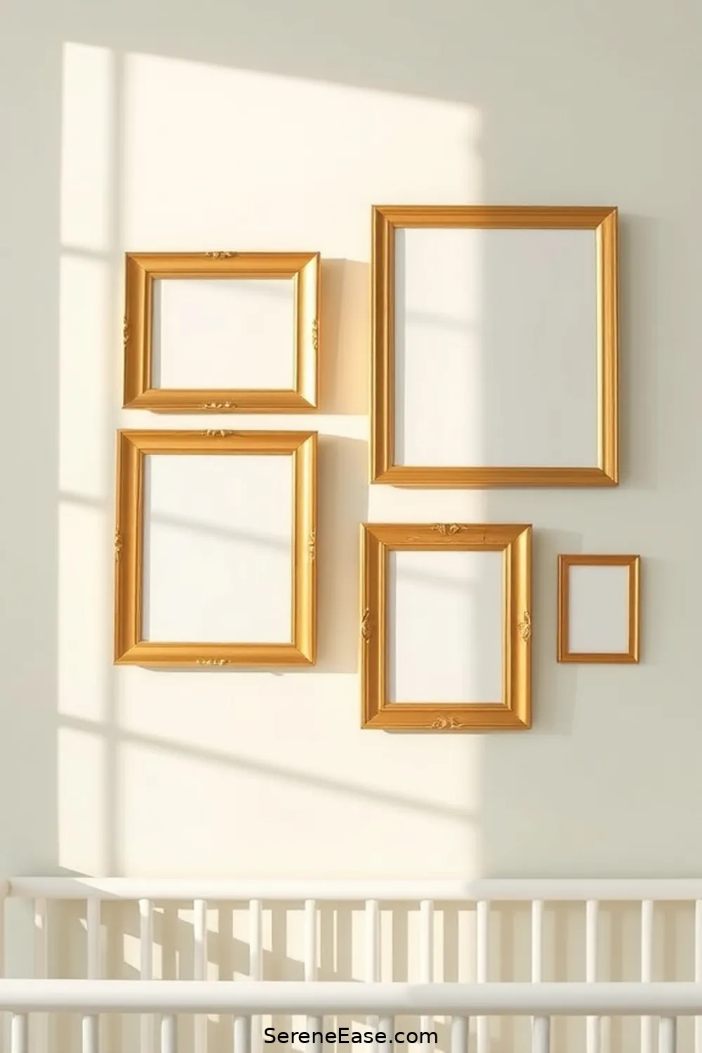 21 Stunning Metallic Accents for a Mid-Century Modern Nursery Style 5 Gold Picture Frames for 21 Stunning Metallic Accents for a Mid-Century Modern Nursery Style