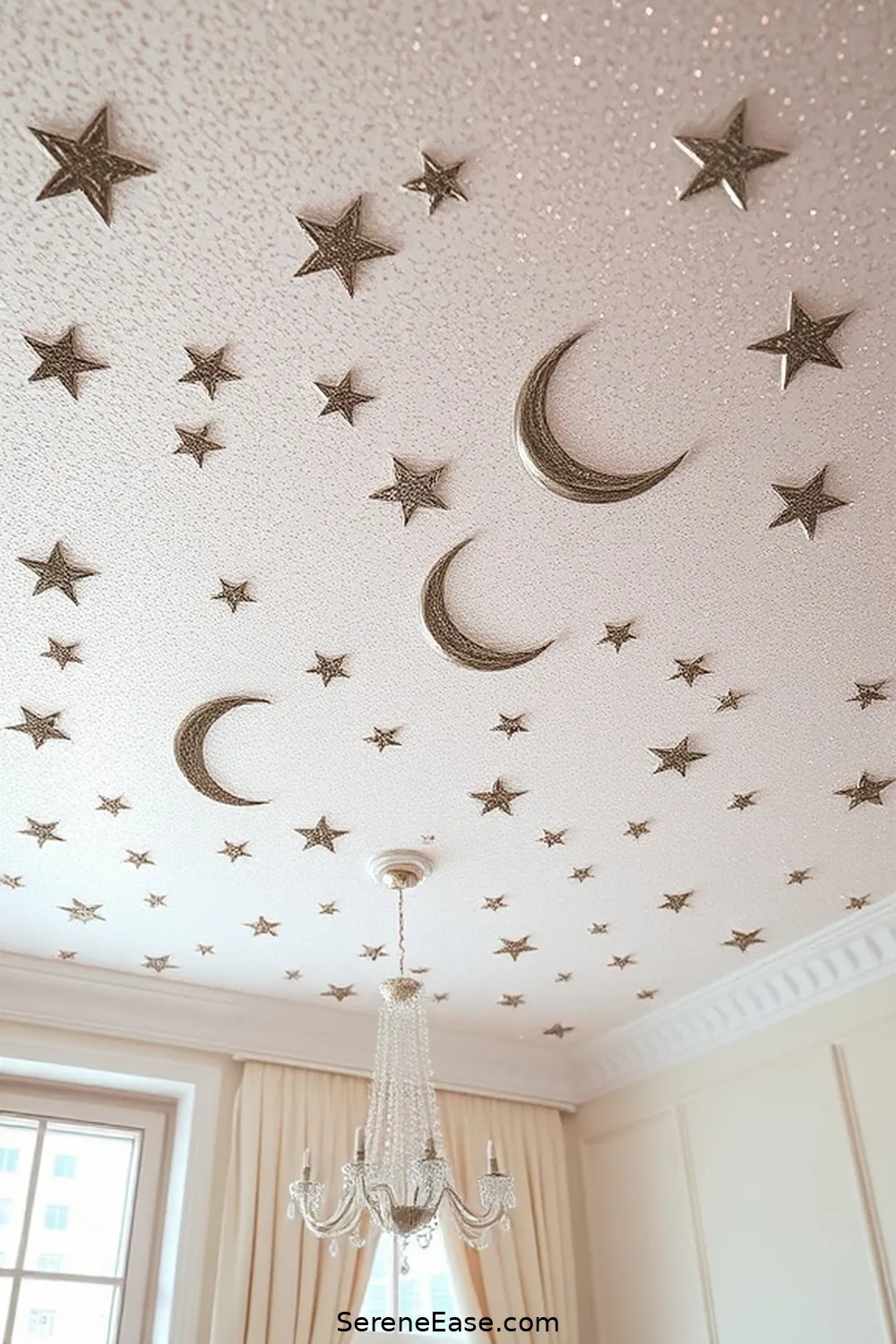 21 Stunning Metallic Accents for a Mid-Century Modern Nursery Style 19 Shimmering Ceiling Décor for 21 Stunning Metallic Accents for a Mid-Century Modern Nursery Style