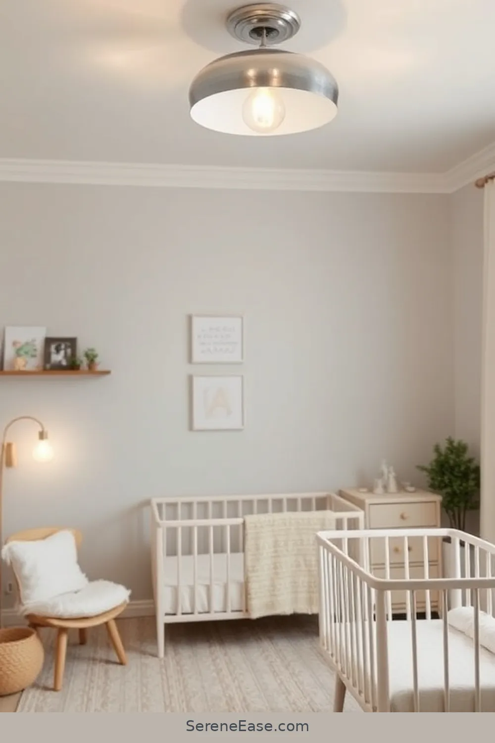 21 Stunning Metallic Accents for a Mid-Century Modern Nursery Style 6 Silver Lighting Fixtures for 21 Stunning Metallic Accents for a Mid-Century Modern Nursery Style