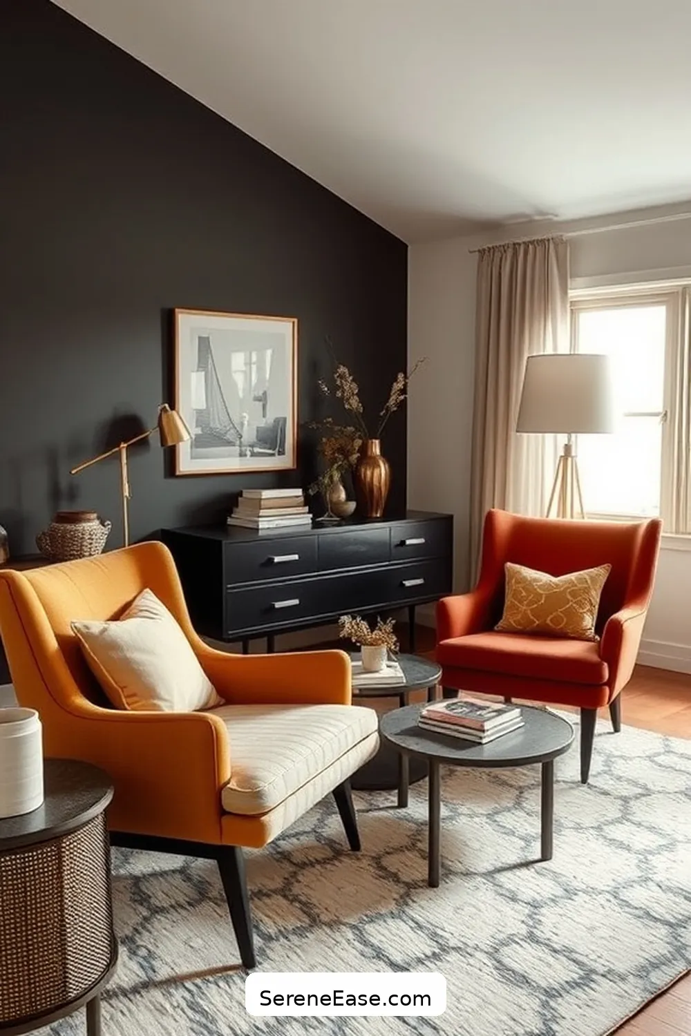 21 Ways to Achieve Monochromatic Bedroom Style With Mid-Century Modern Design 11 Select Accent Chairs With Character for 21 Ways to Achieve Monochromatic Bedroom Style With Mid-Century Modern Design