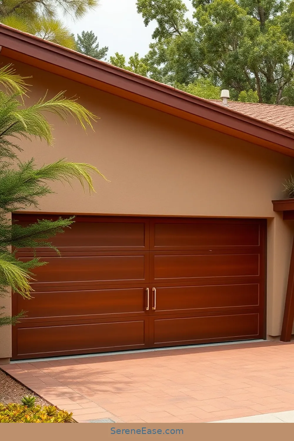 21 Ways to Achieve Monochromatic Garage Mid-Century Modern Style 10 Select Retro-Inspired Garage Doors for 21 Ways to Achieve Monochromatic Garage Mid-Century Modern Style
