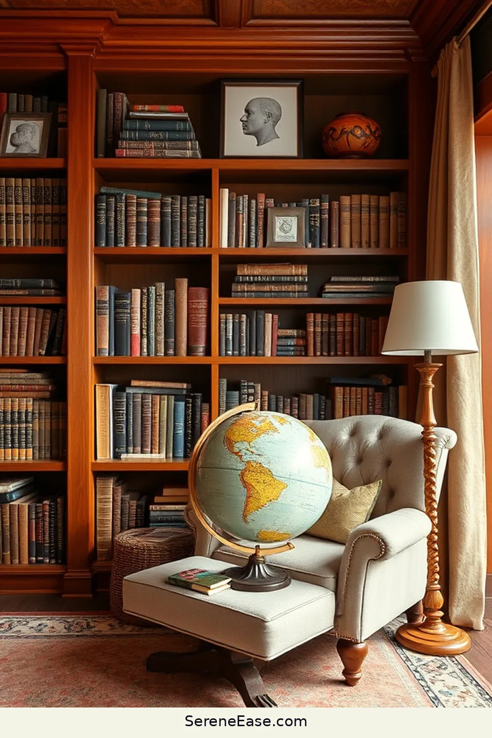 21 Ways to Achieve Monochromatic Rustic Style in Your Library 21 Create a Focal Point for 21 Ways to Achieve Monochromatic Rustic Style in Your Library