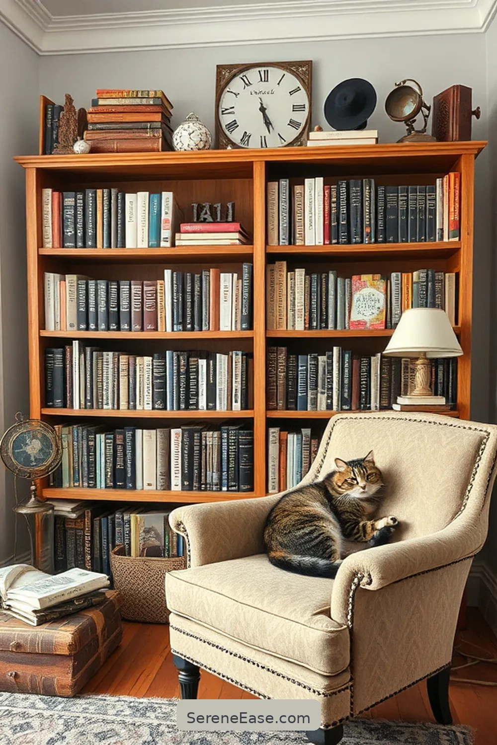 21 Ways to Achieve Monochromatic Rustic Style in Your Library 18 Incorporate Personal Touches for 21 Ways to Achieve Monochromatic Rustic Style in Your Library