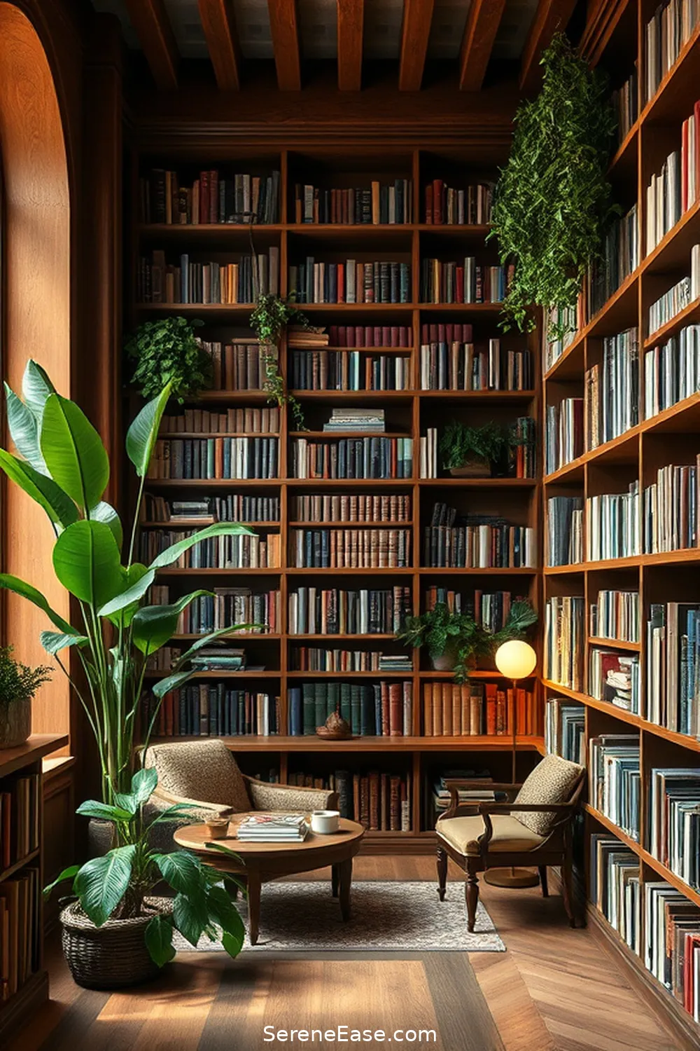 21 Ways to Achieve Monochromatic Rustic Style in Your Library 22 Maintain an Organized Space for 21 Ways to Achieve Monochromatic Rustic Style in Your Library