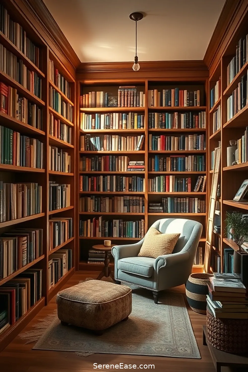 21 Ways to Achieve Monochromatic Rustic Style in Your Library 8 Opt for Earthy Tones for 21 Ways to Achieve Monochromatic Rustic Style in Your Library
