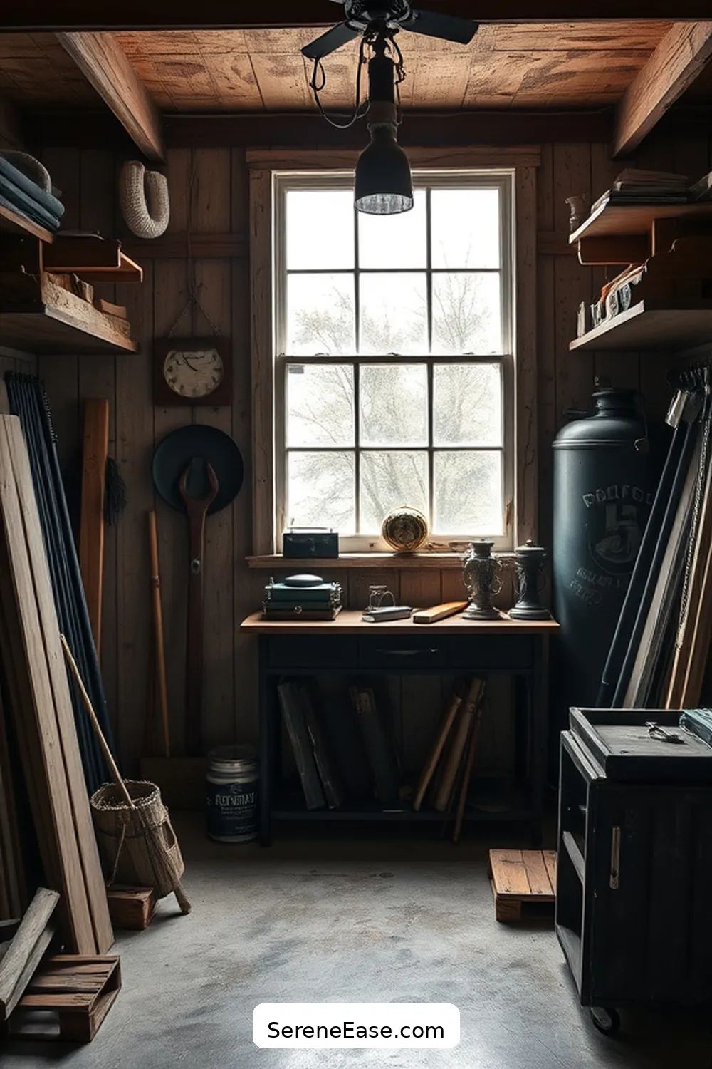 21 Ways to Achieve a Black and White Rustic Garage Style 2 Embrace Black and White Color Palette for 21 Ways to Achieve a Black and White Rustic Garage Style