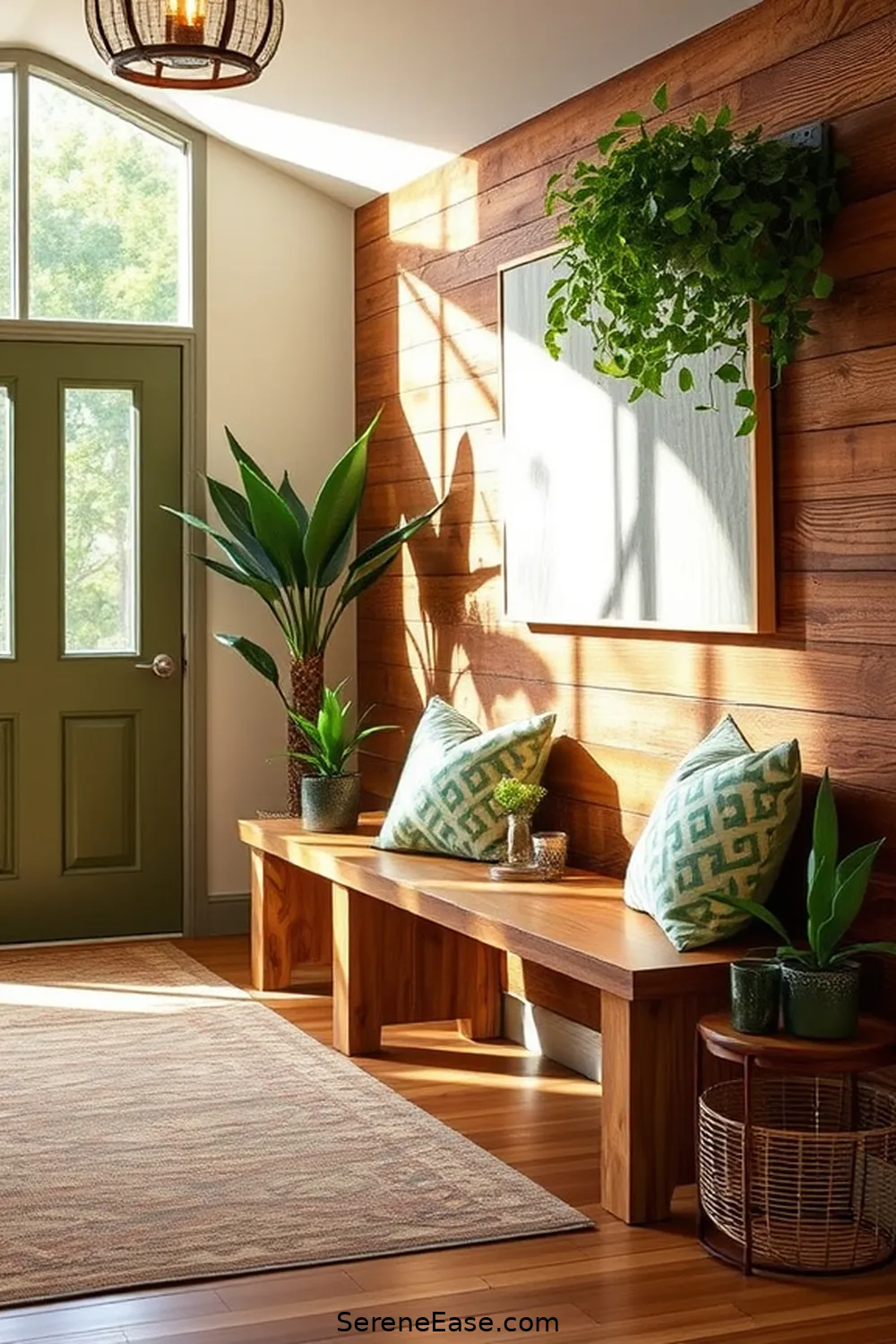 21 Ways to Achieve a Bold and Bright Rustic Style Entryway 2 Incorporate Reclaimed Wood Elements for 21 Ways to Achieve a Bold and Bright Rustic Style Entryway
