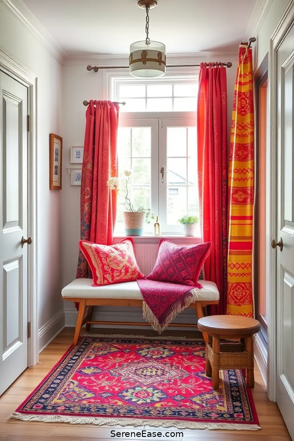 21 Ways to Add Bold Bright Touches to Scandinavian Entryway Style 22 Mix and Match Vibrant Textiles for 21 Ways to Add Bold Bright Touches to Scandinavian Entryway Style