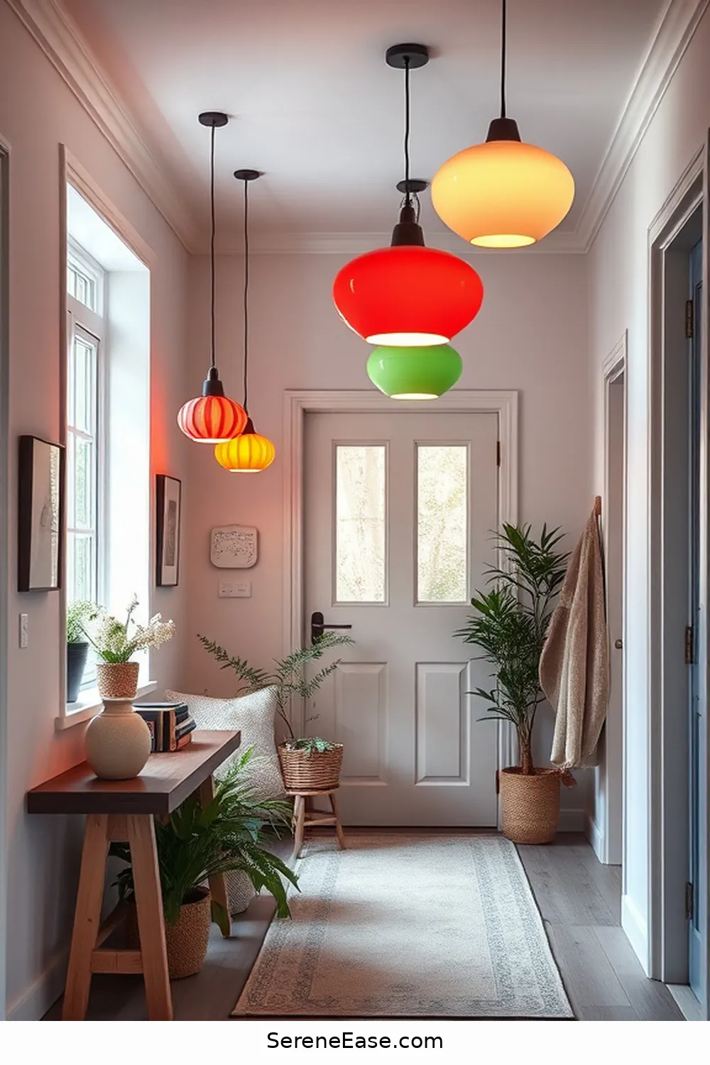 21 Ways to Add Bold Bright Touches to Scandinavian Entryway Style 18 Use Multi-Colored Lighting for 21 Ways to Add Bold Bright Touches to Scandinavian Entryway Style