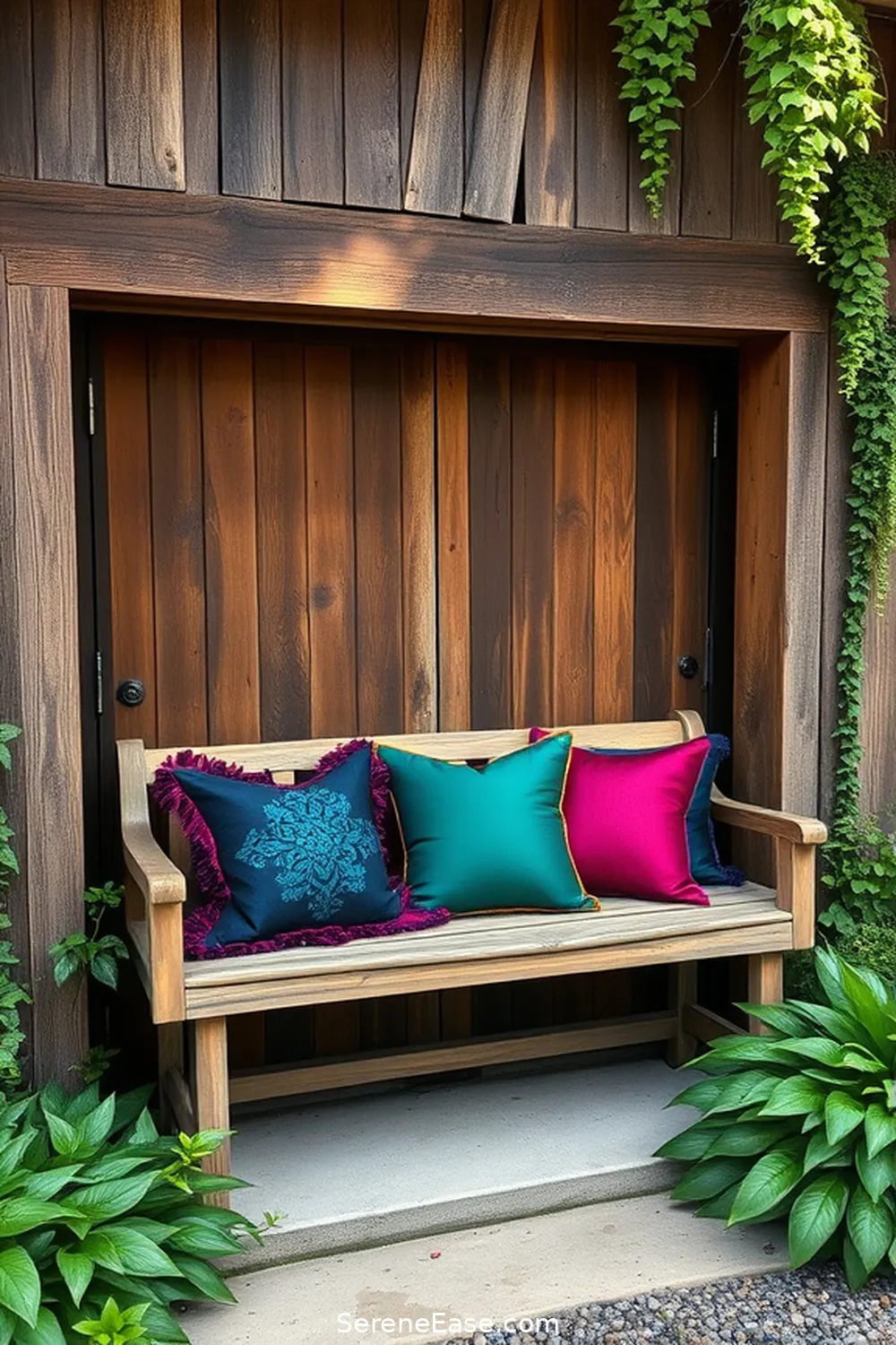 21 Ways to Add Jewel Tones to Rustic Garage Style 8 Add Accent Pillows in Rich Tones for 21 Ways to Add Jewel Tones to Rustic Garage Style