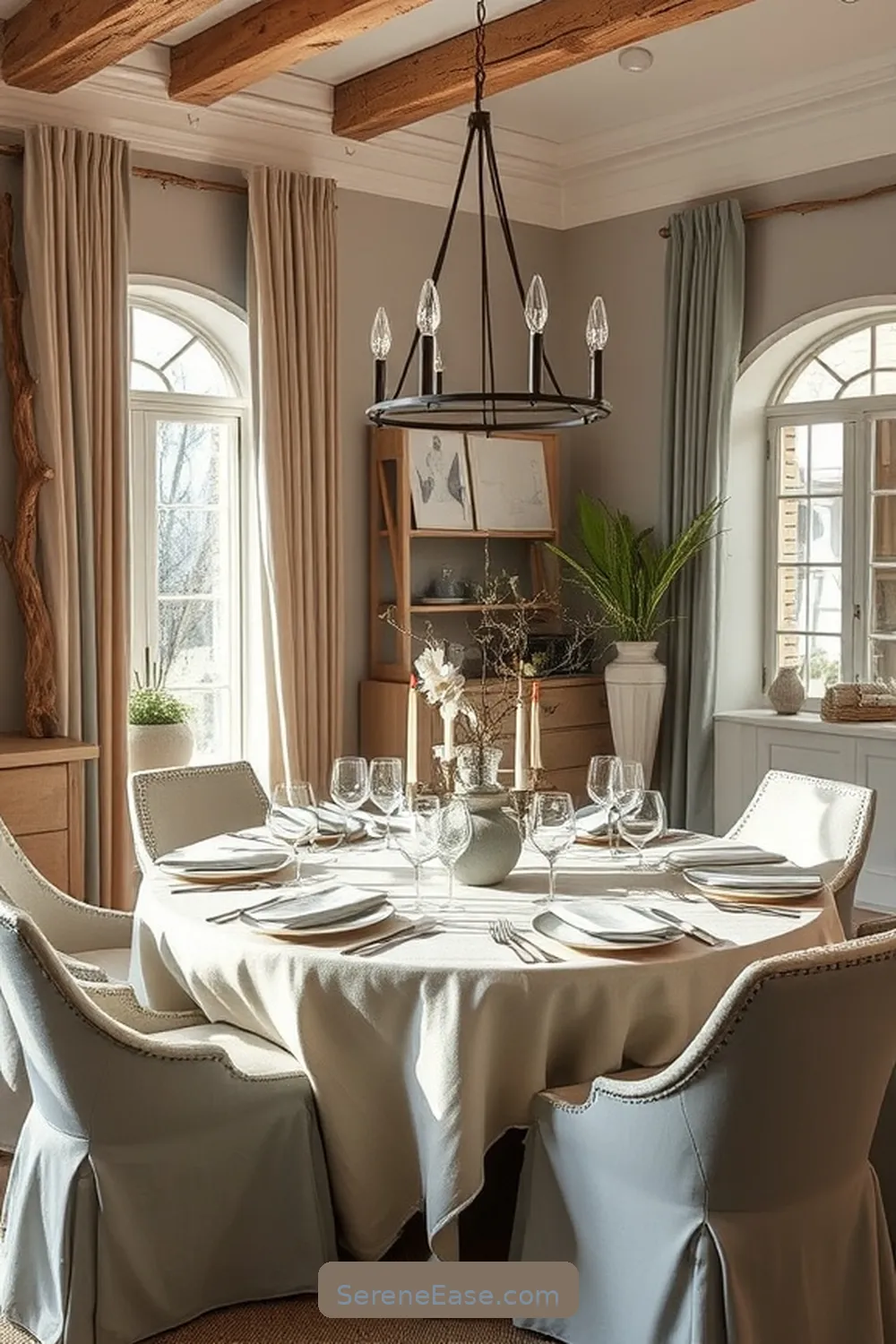21 Ways to Create a Monochromatic Coastal Style Dining Room 13 Utilize Driftwood Elements for 21 Ways to Create a Monochromatic Coastal Style Dining Room