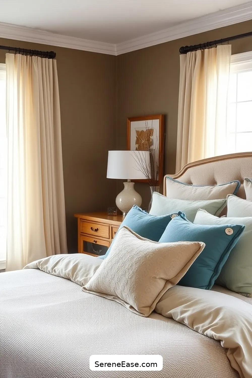 21 Ways to Incorporate Earth Tones in Coastal Style Bedrooms 16 Choose a Beachy Color for Accents for 21 Ways to Incorporate Earth Tones in Coastal Style Bedrooms