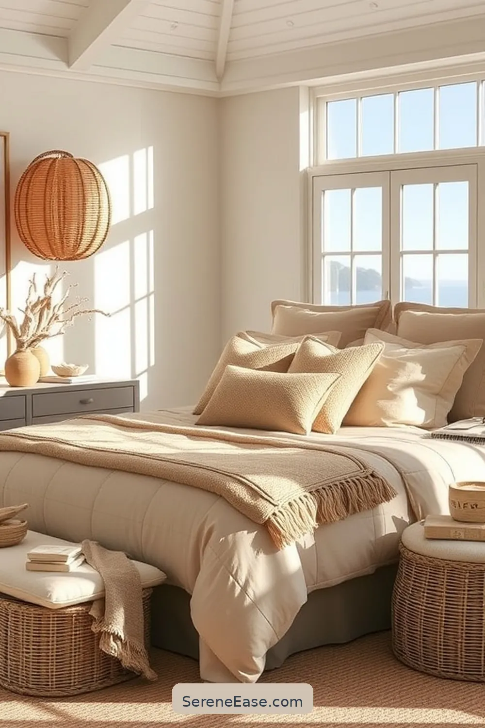 21 Ways to Incorporate Earth Tones in Coastal Style Bedrooms 18 Incorporate Sand-Colored Bedding for 21 Ways to Incorporate Earth Tones in Coastal Style Bedrooms