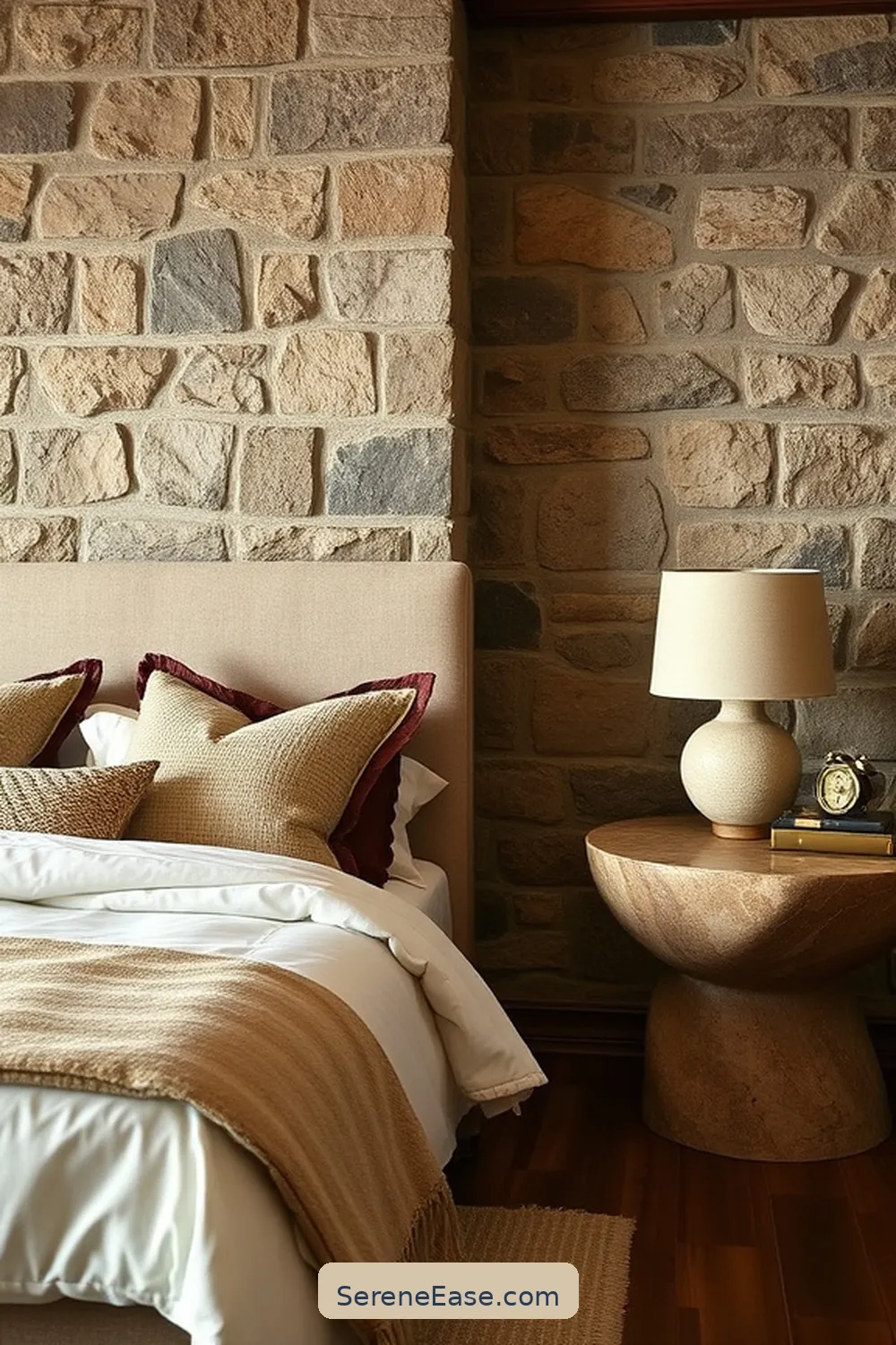 21 Ways to Incorporate Earth Tones in Coastal Style Bedrooms 14 Integrate Stone Elements for 21 Ways to Incorporate Earth Tones in Coastal Style Bedrooms