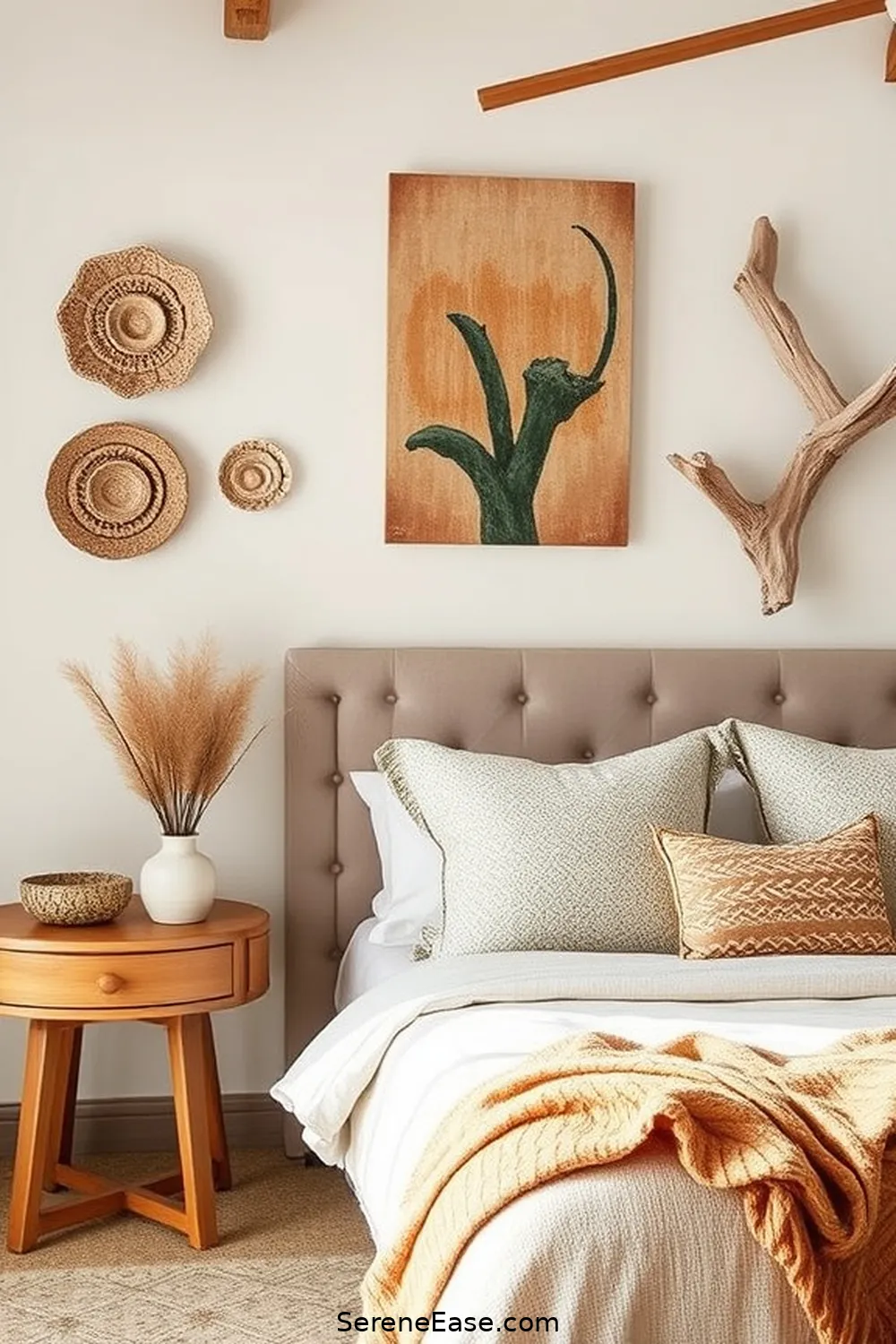 21 Ways to Incorporate Earth Tones in Coastal Style Bedrooms 20 Use Earthy Wall Décor for 21 Ways to Incorporate Earth Tones in Coastal Style Bedrooms