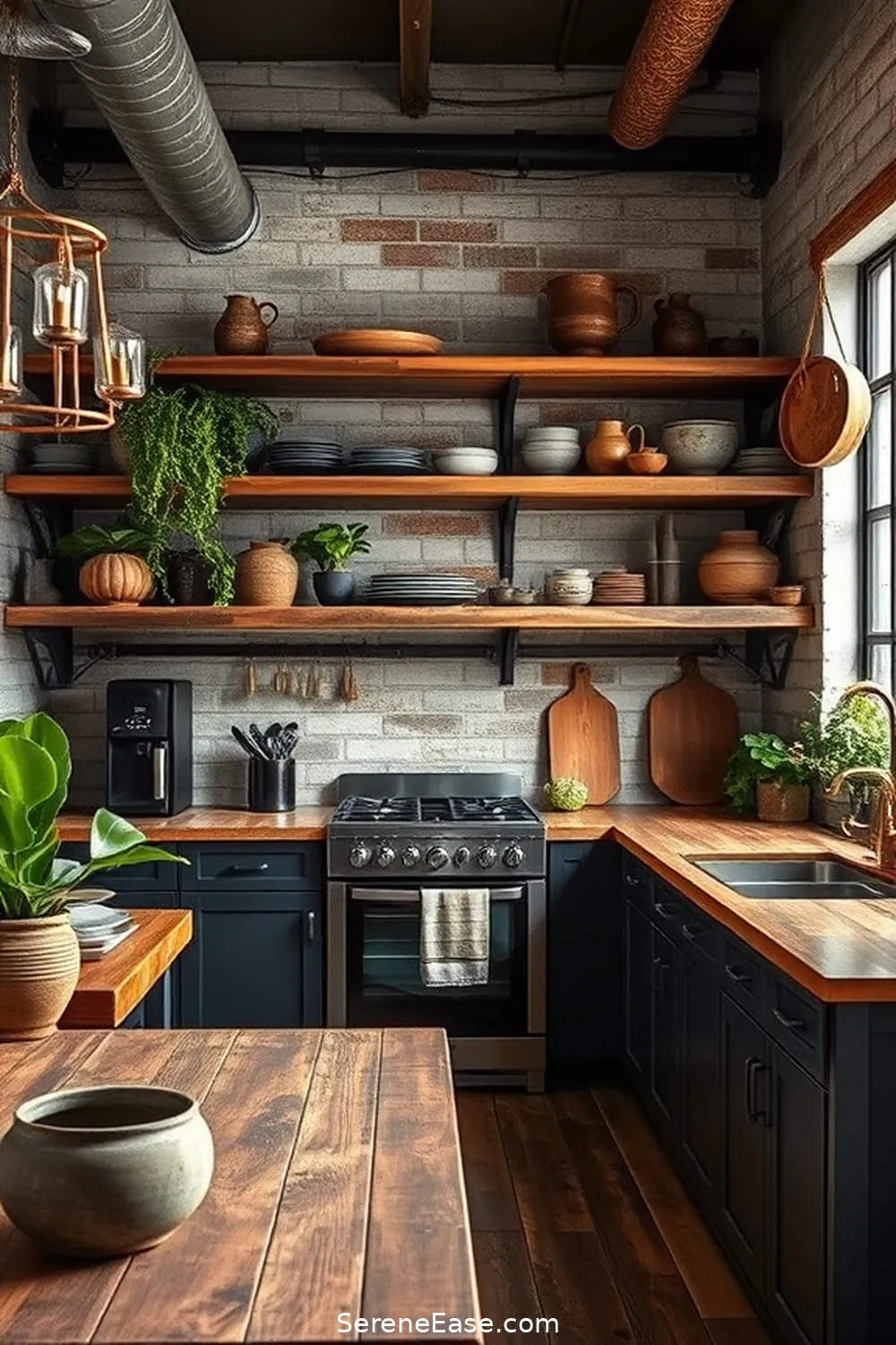 Incorporate Vintage or Reclaimed Elements for 21 Ways to Incorporate Earth Tones in Industrial Style Kitchens
