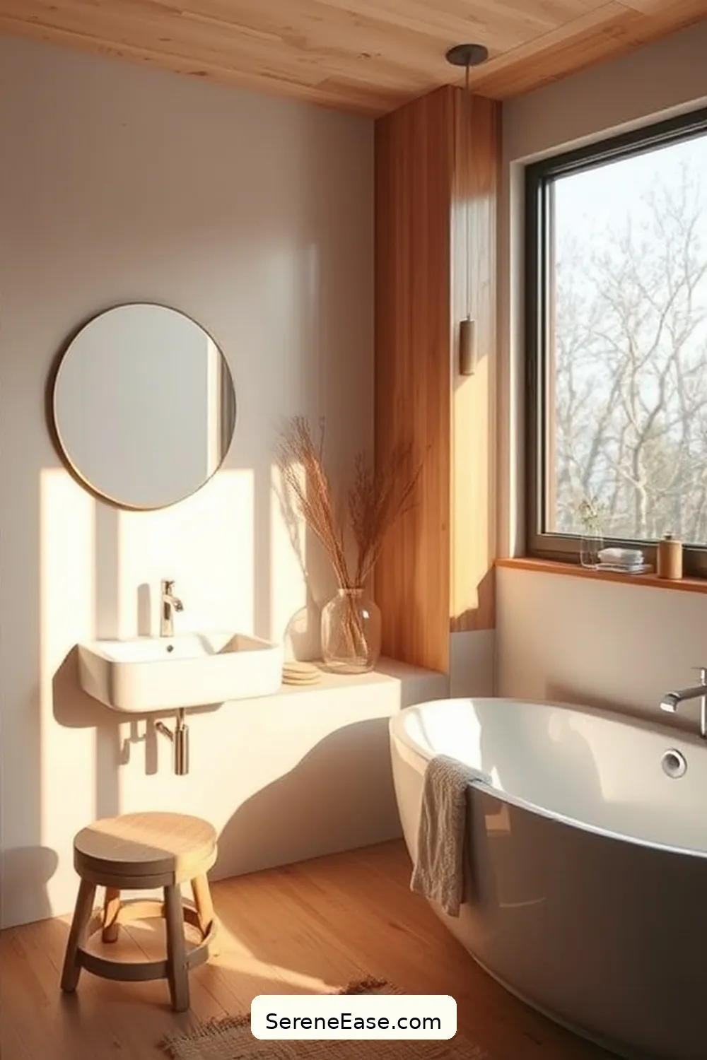 21 Ways to Incorporate Earth Tones in Scandinavian Style Bathrooms 13 Incorporate Warm Lighting for 21 Ways to Incorporate Earth Tones in Scandinavian Style Bathrooms